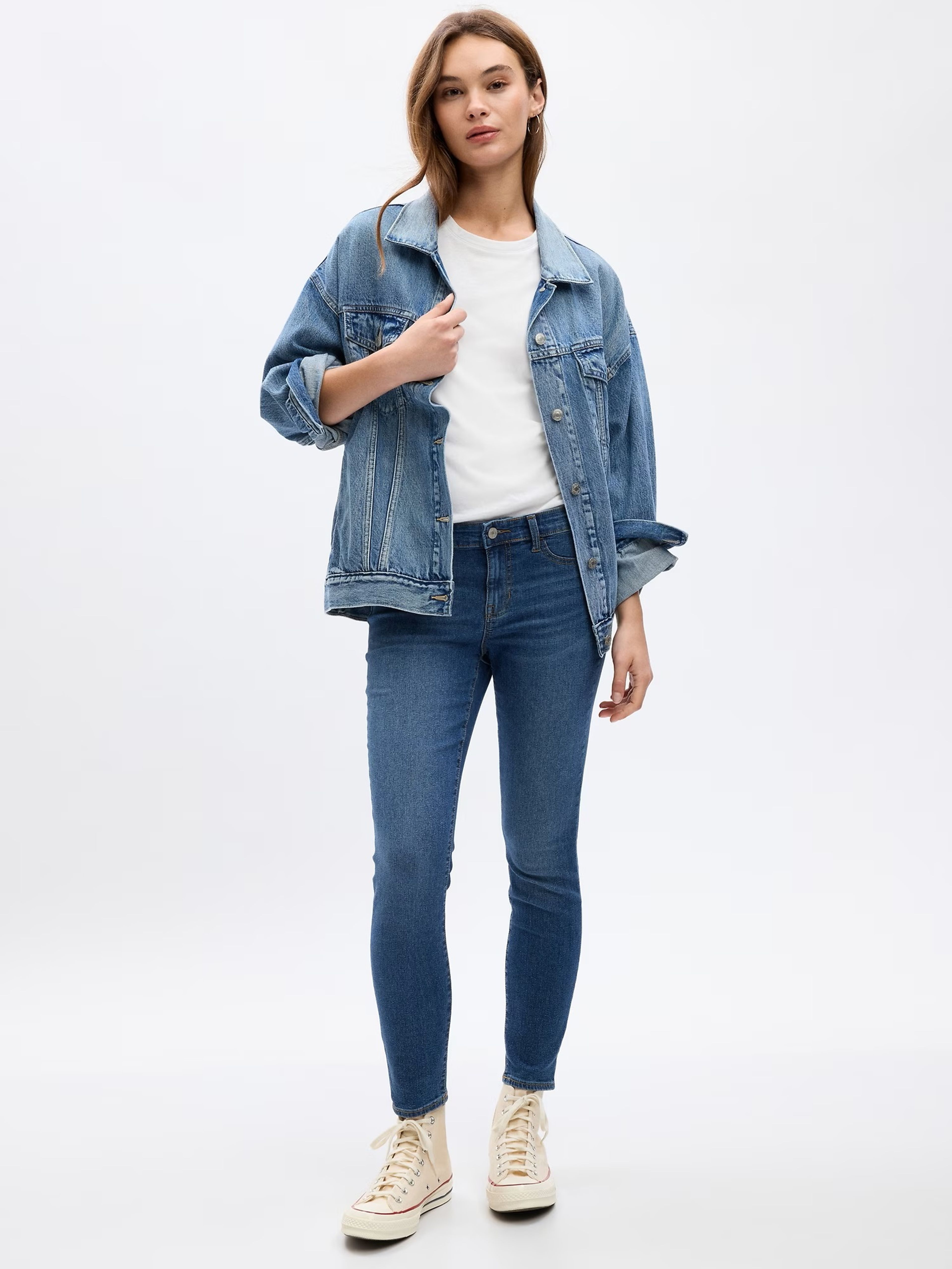 Mid Rise Favorite Ankle Jeggings-Jeans