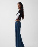 Jeansy The Hailey Low Rise Loose-Granatowy - 002