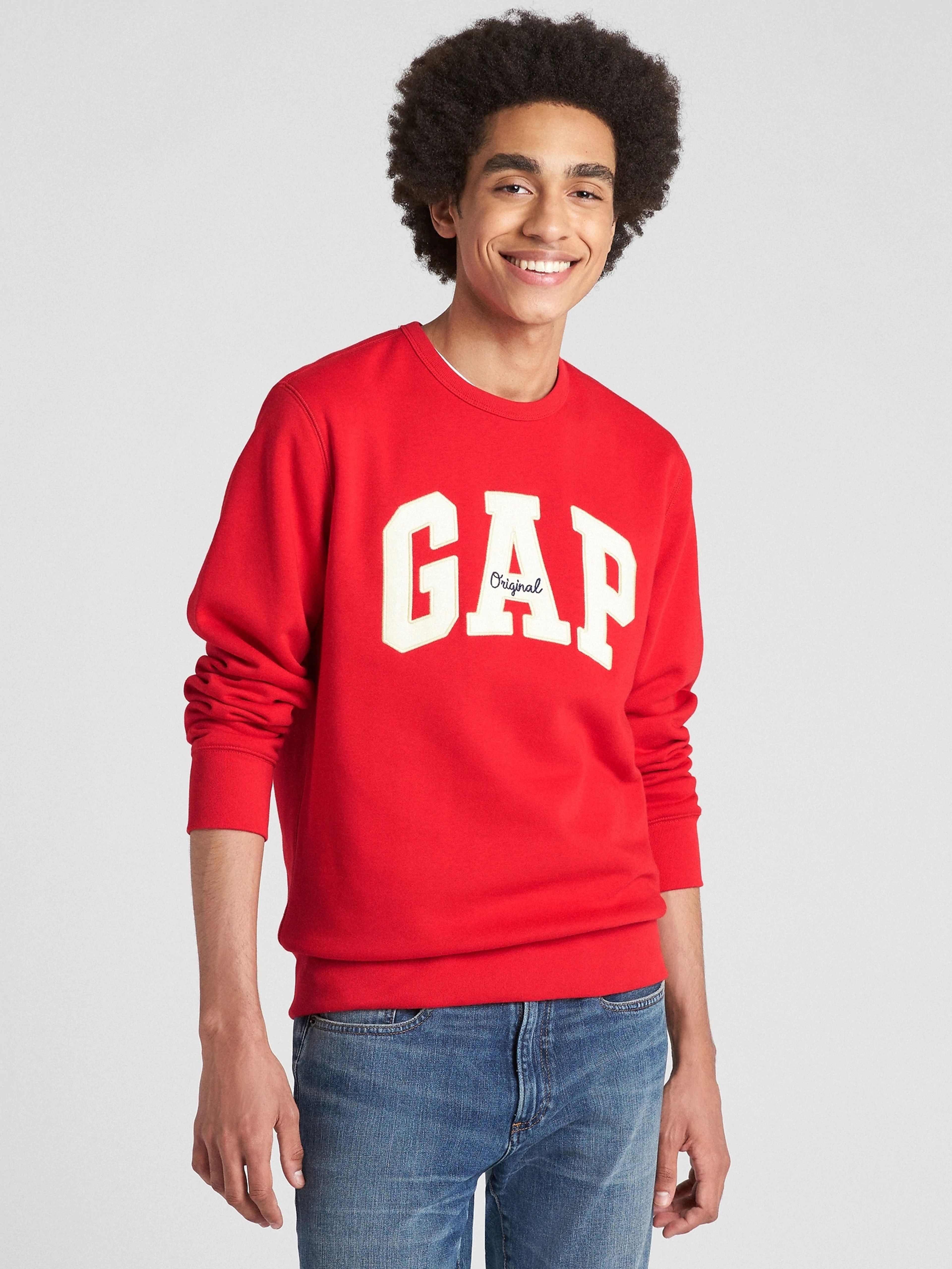 GAP logós fleece pulóver