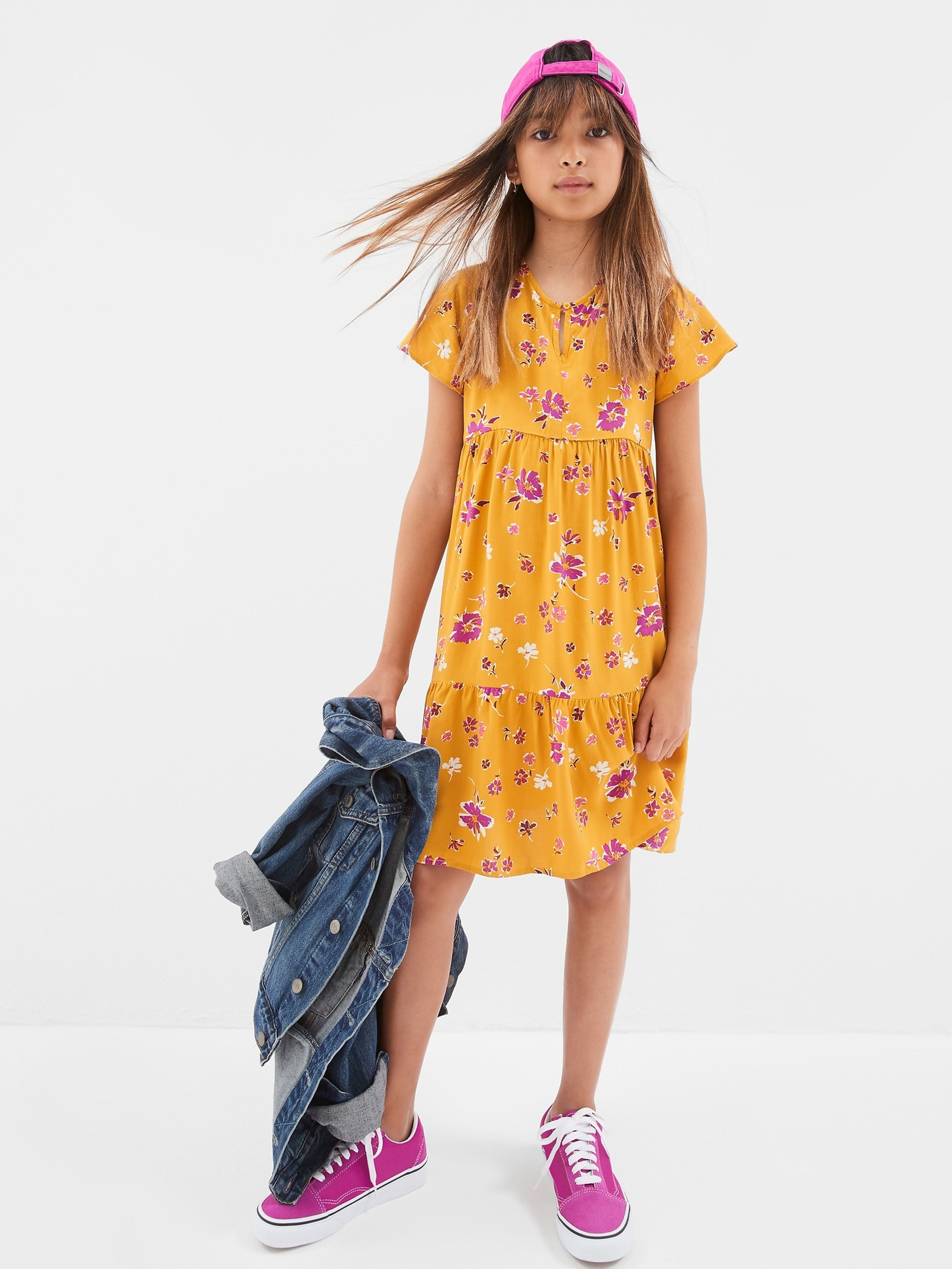 Kinder Rüschenkleid Floral