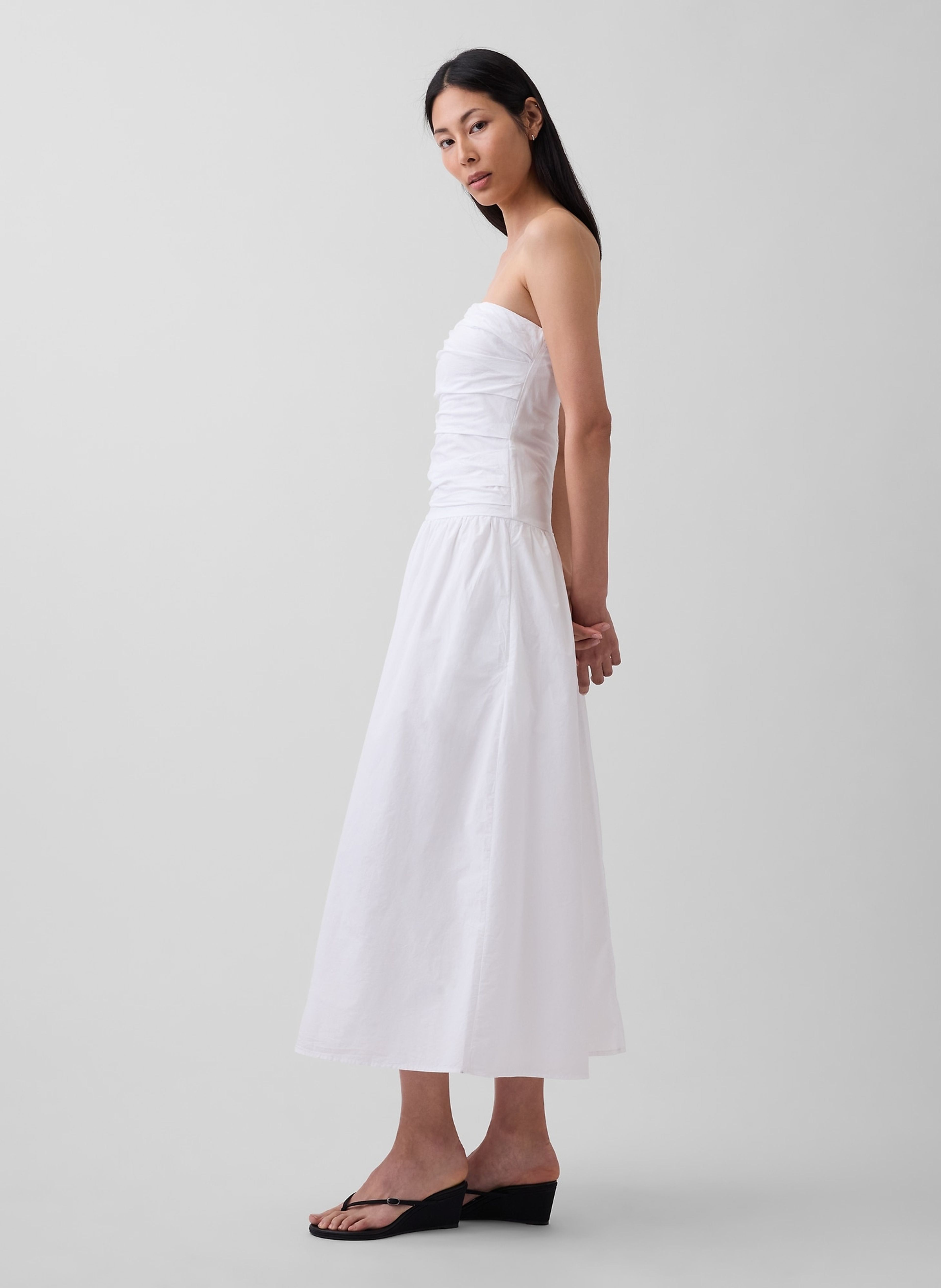 Vestido maxi de popelina - 003