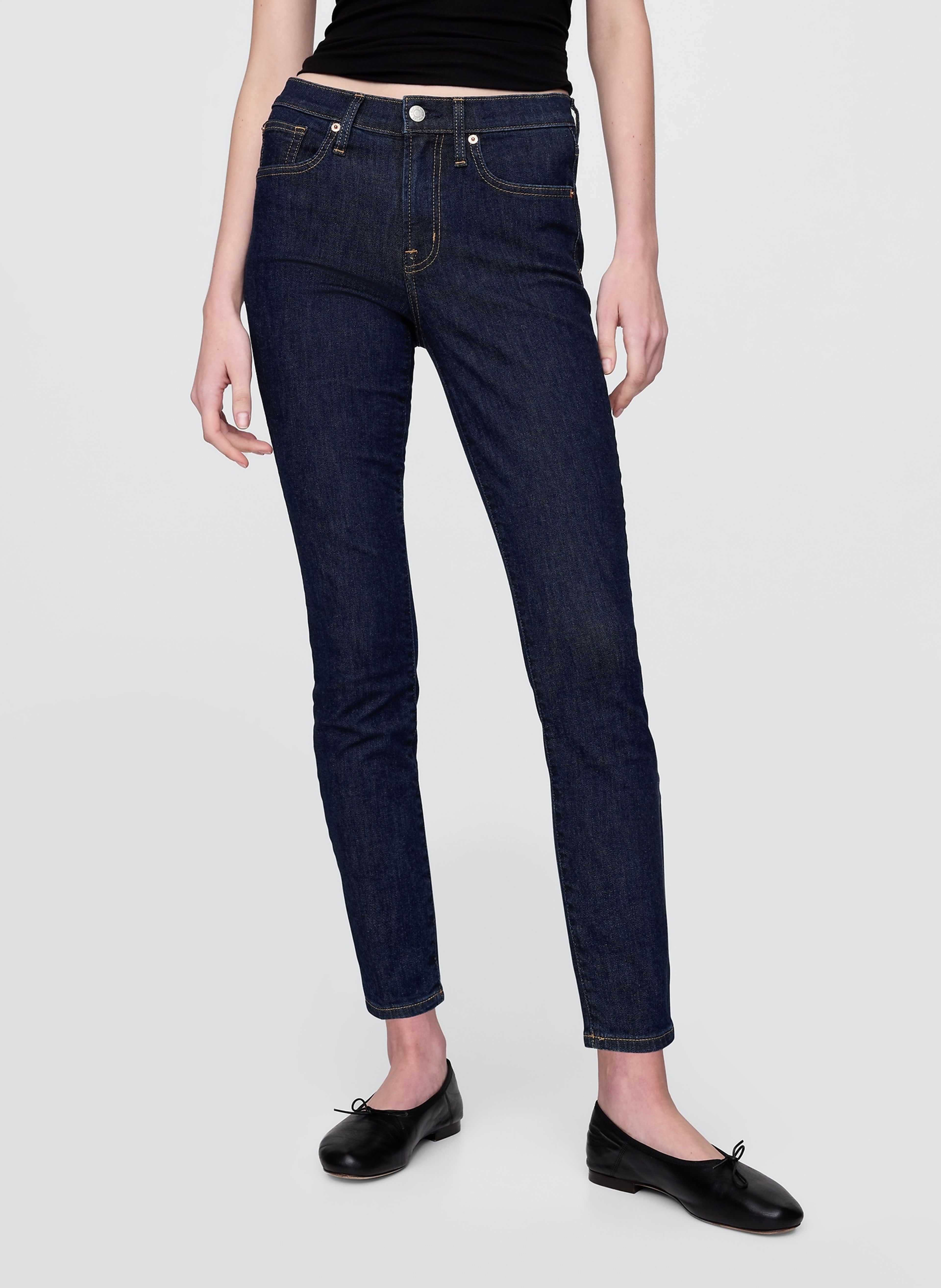 Jeans Mid Rise True Skinny - 002