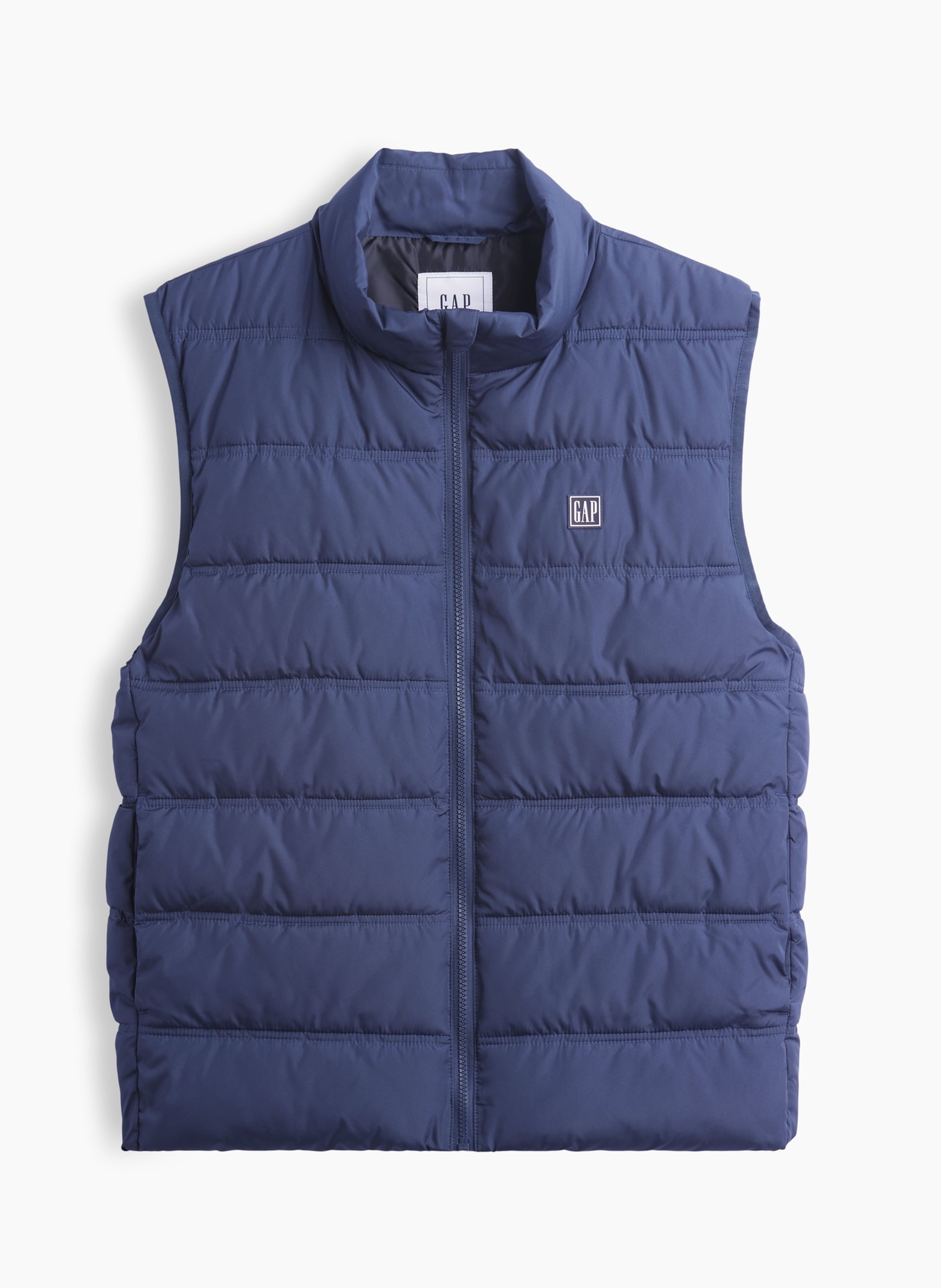 Matelassierte Weste mit Logo - 005
