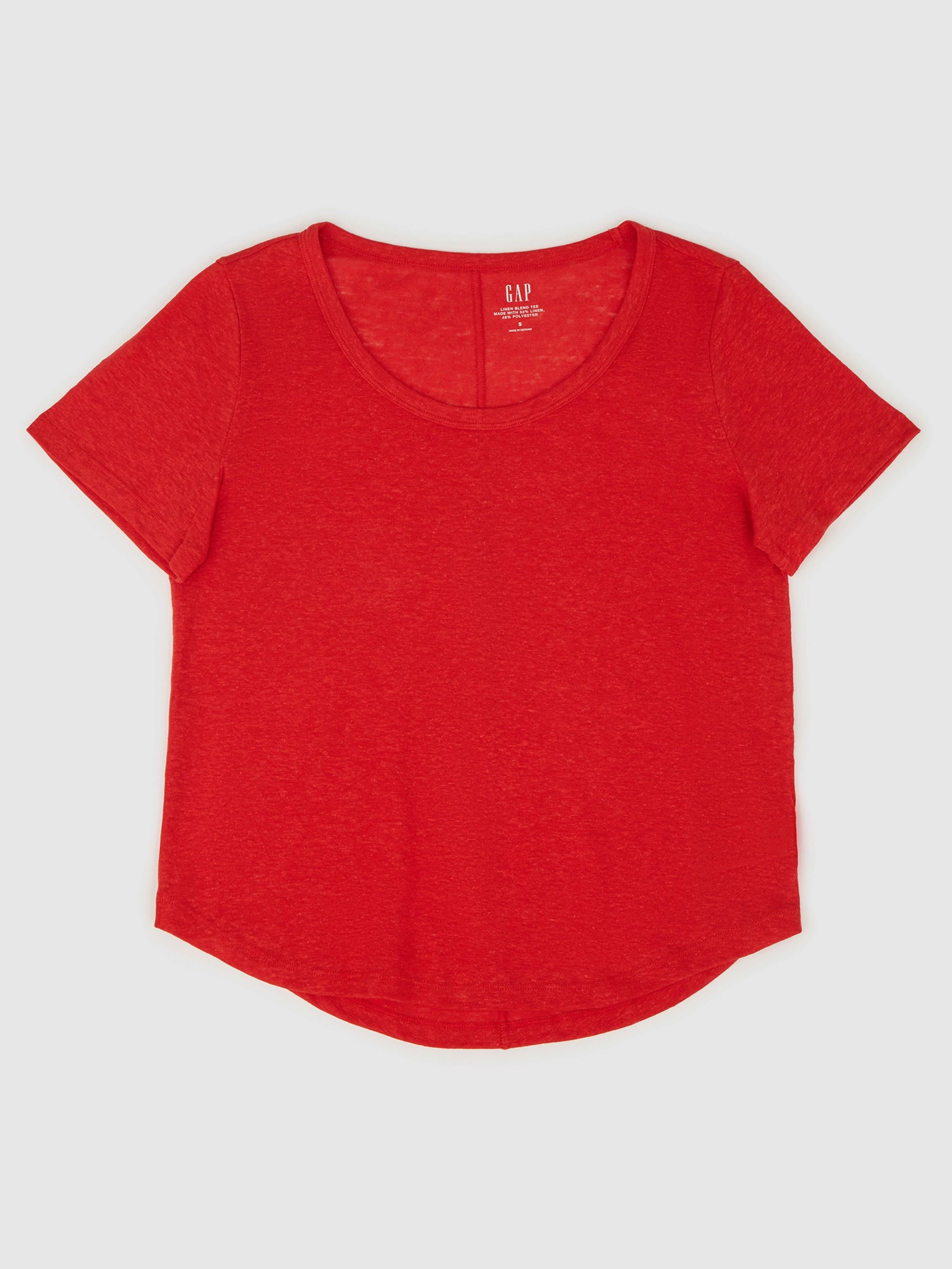 Damen Leinen-T-Shirt