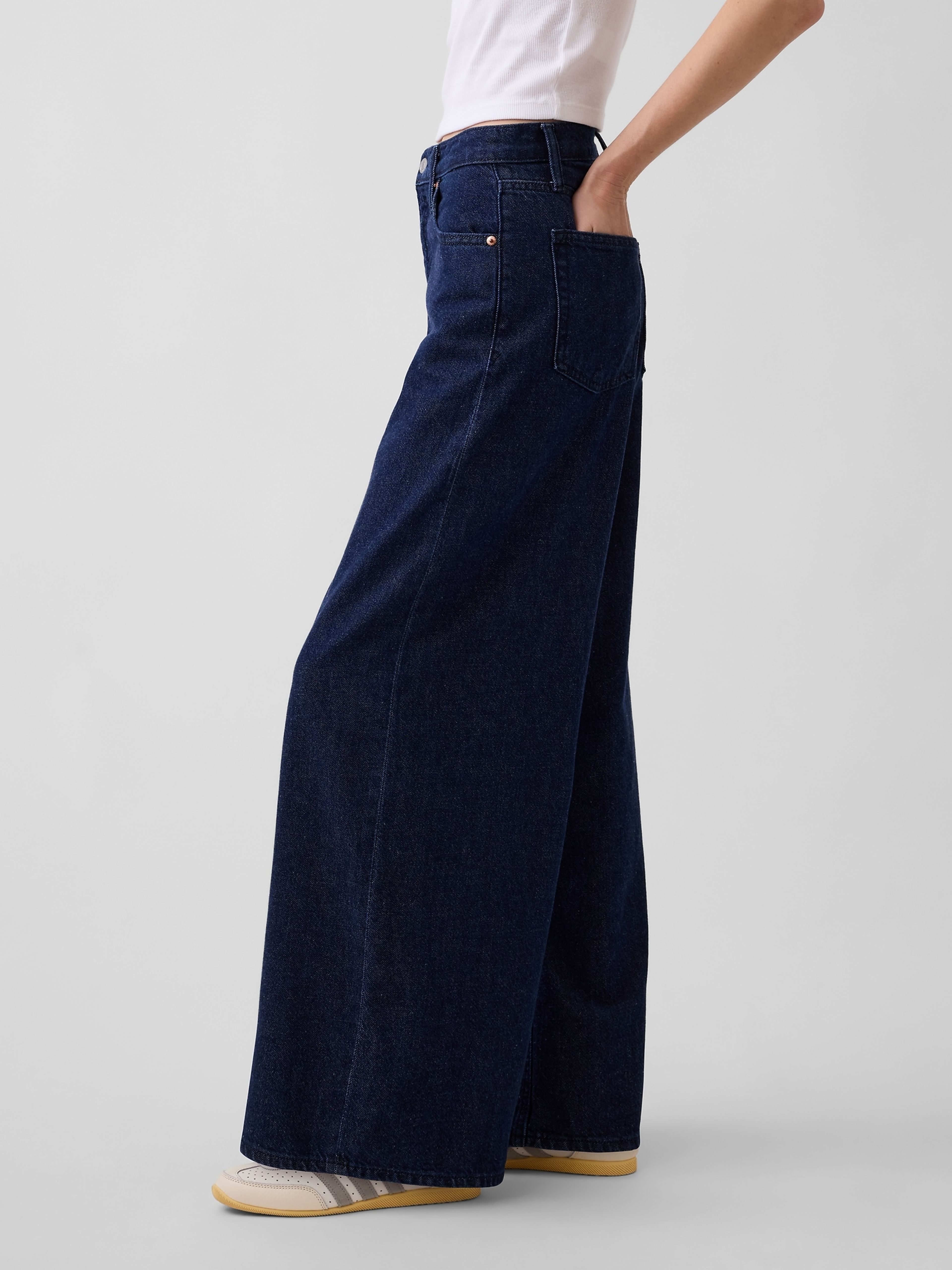 Jeans Mid Rise Baggy UltraSoft - 003