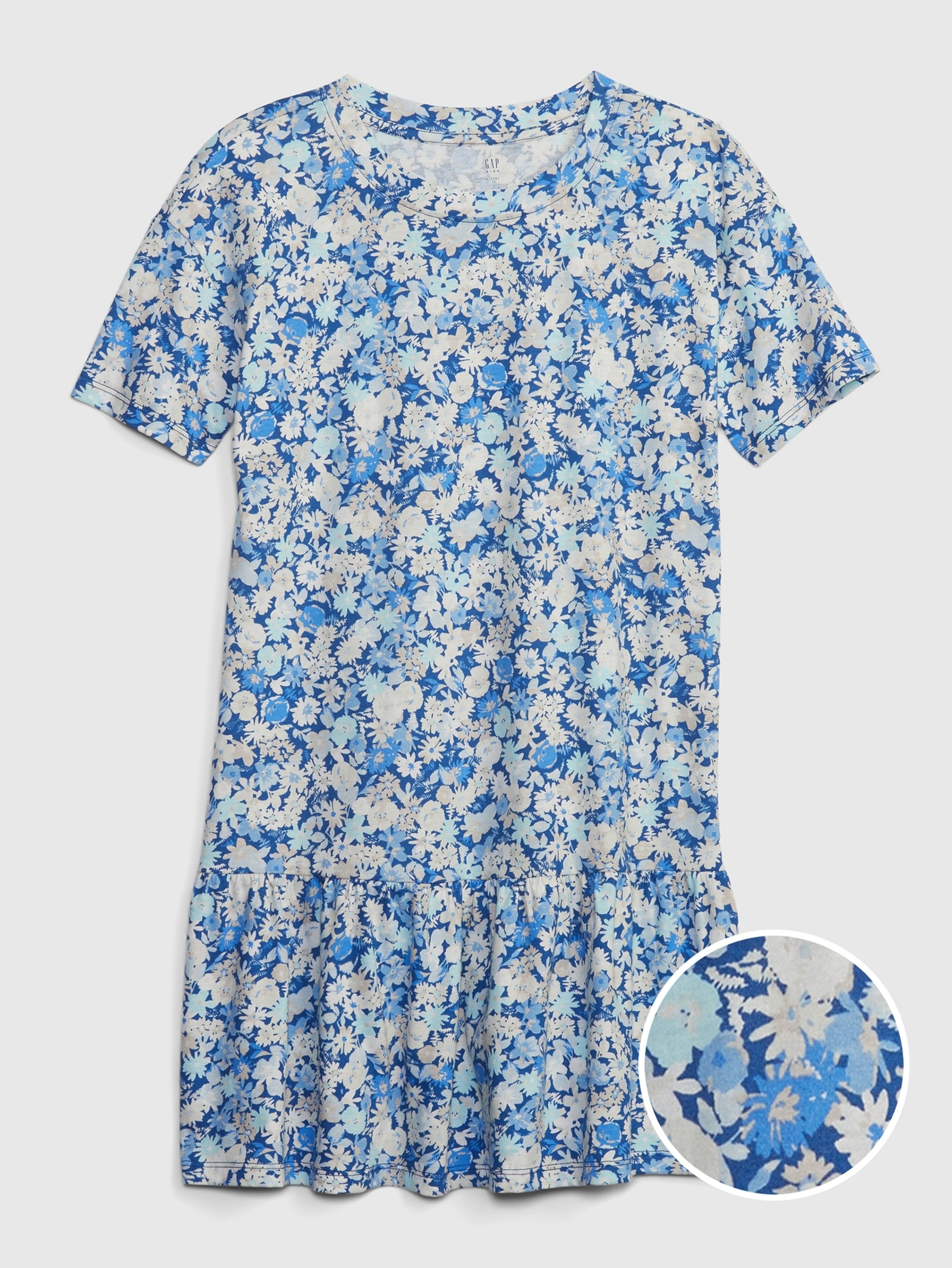 Rochie cu imprimeu floral pentru copii