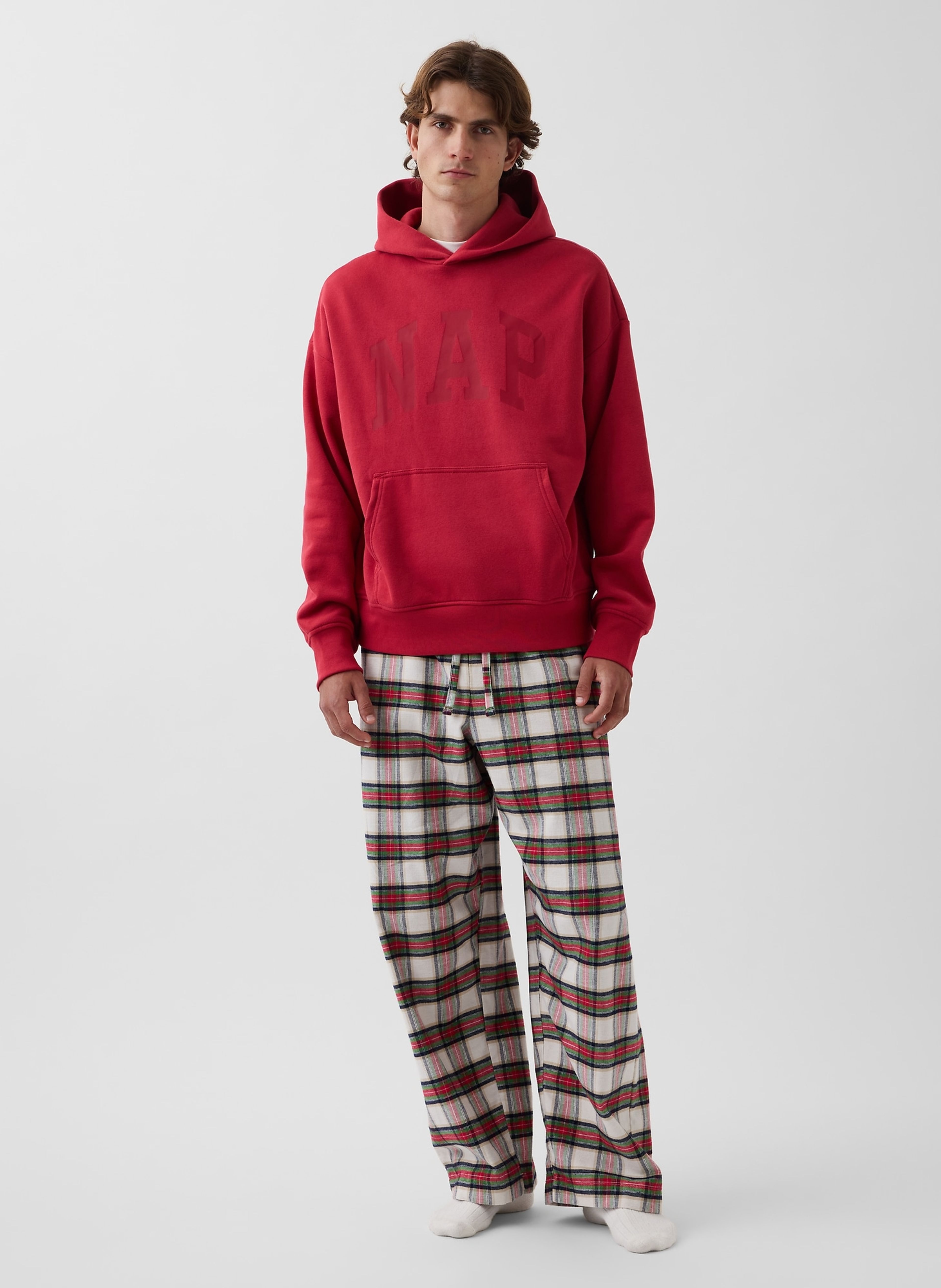 Pyžamové flanelové nohavice unisex - 004