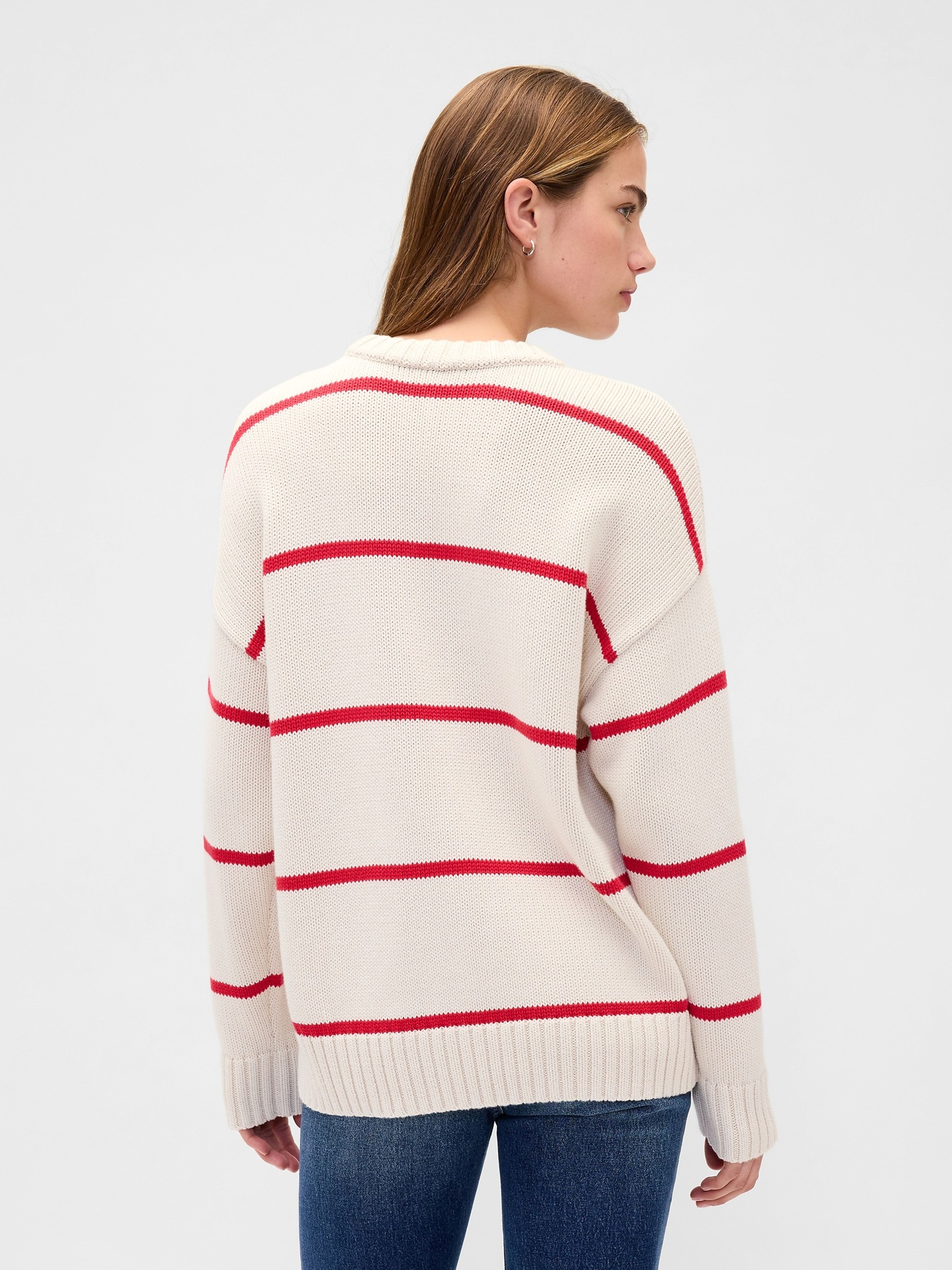 Pull en coton oversize - 003