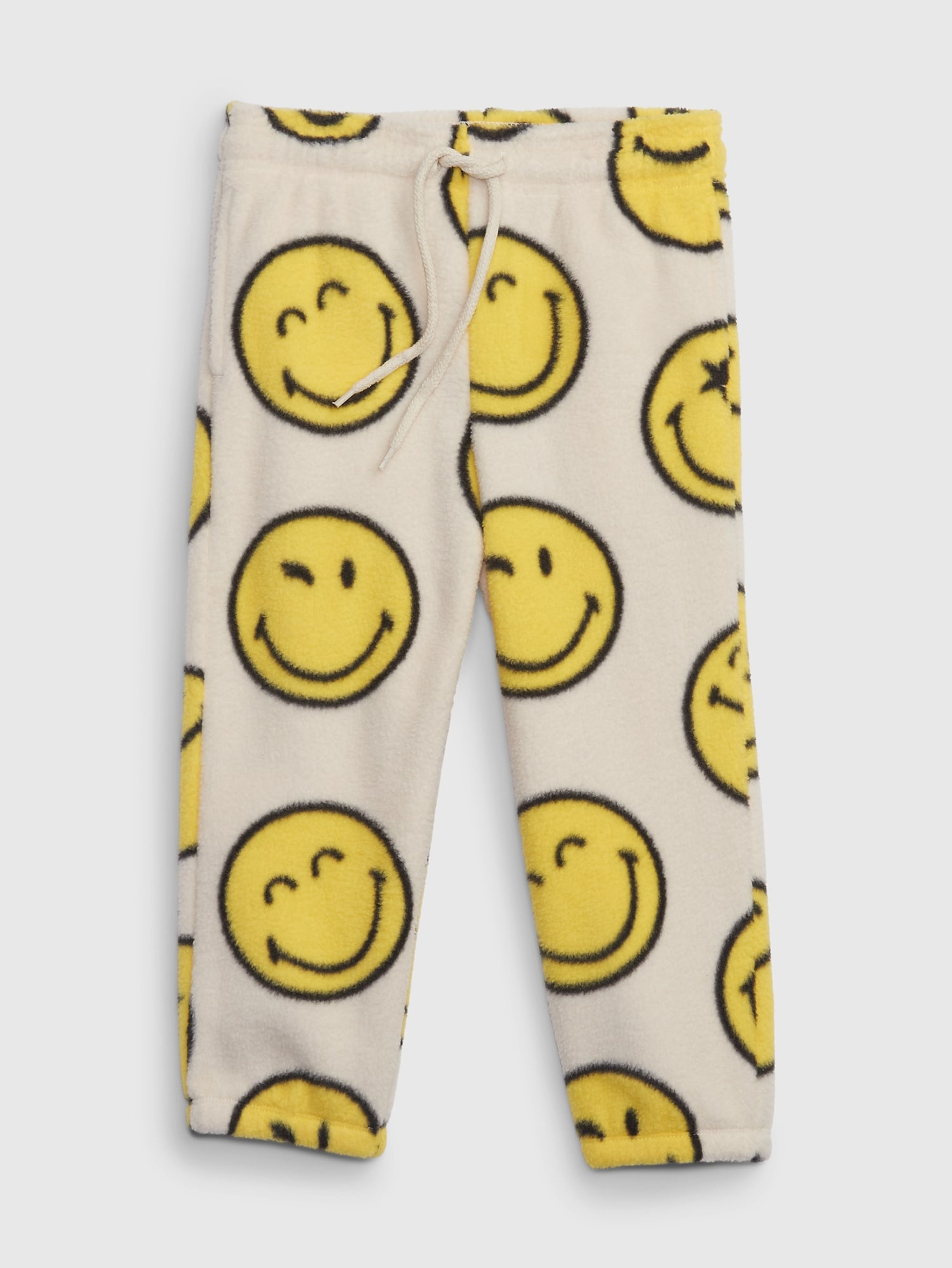 Baby fleece tepláky Unisex GAP × SmileyWorld®