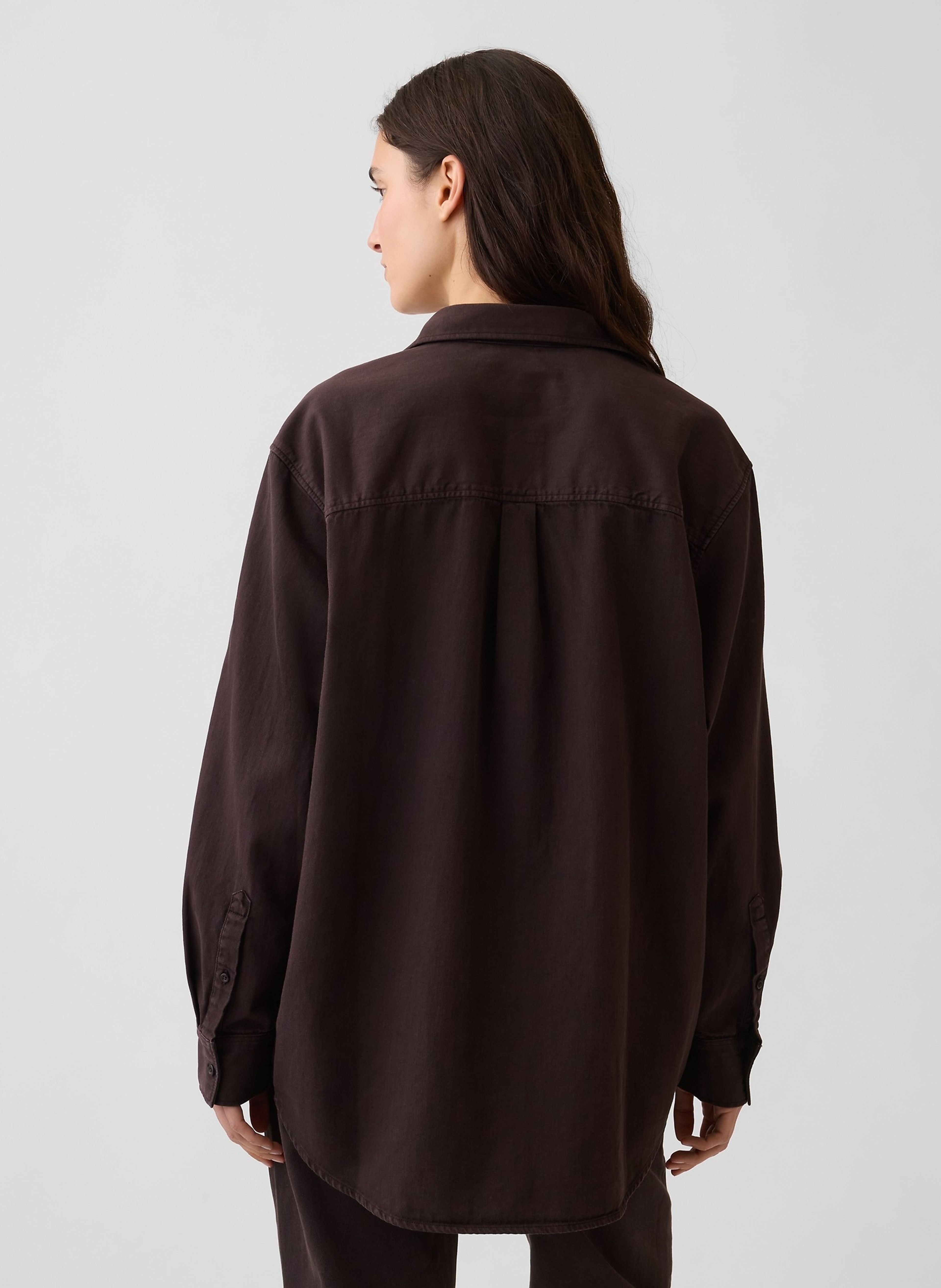 Džínsová oversize košeľa Big Shirt - 003
