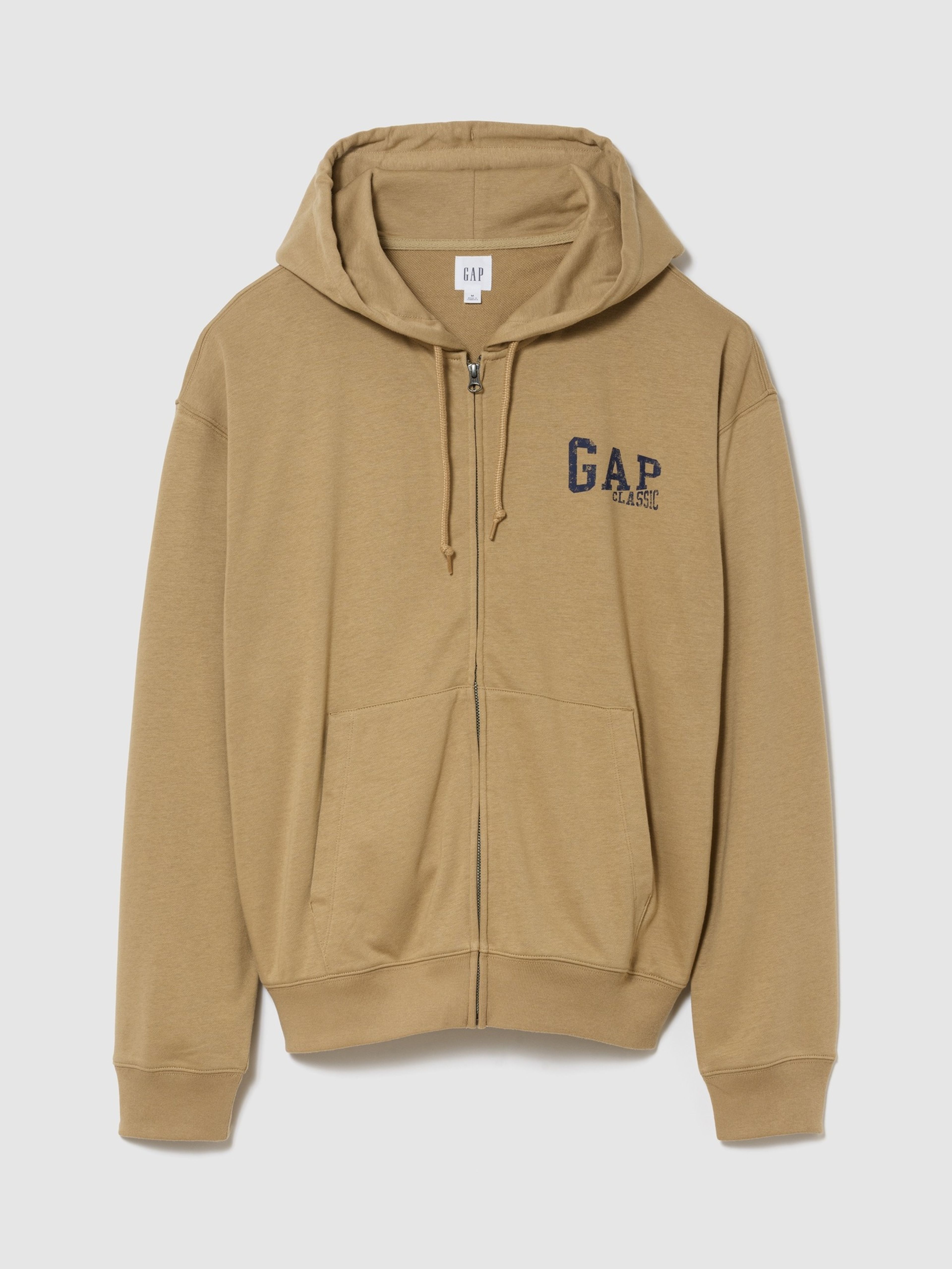 French Terry Hoodie mit Logo - 001