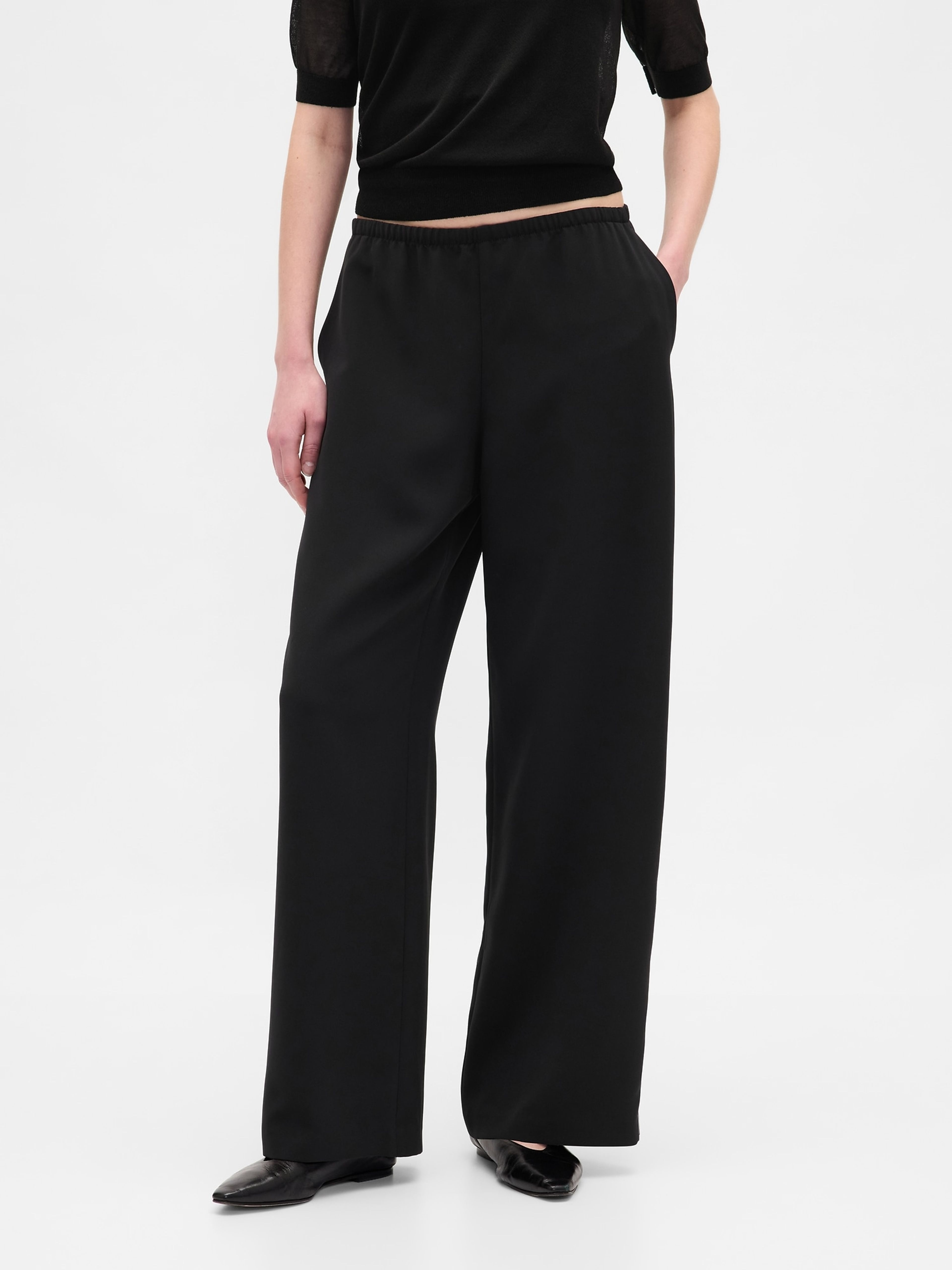 Spodnie Easy wide-leg - 002
