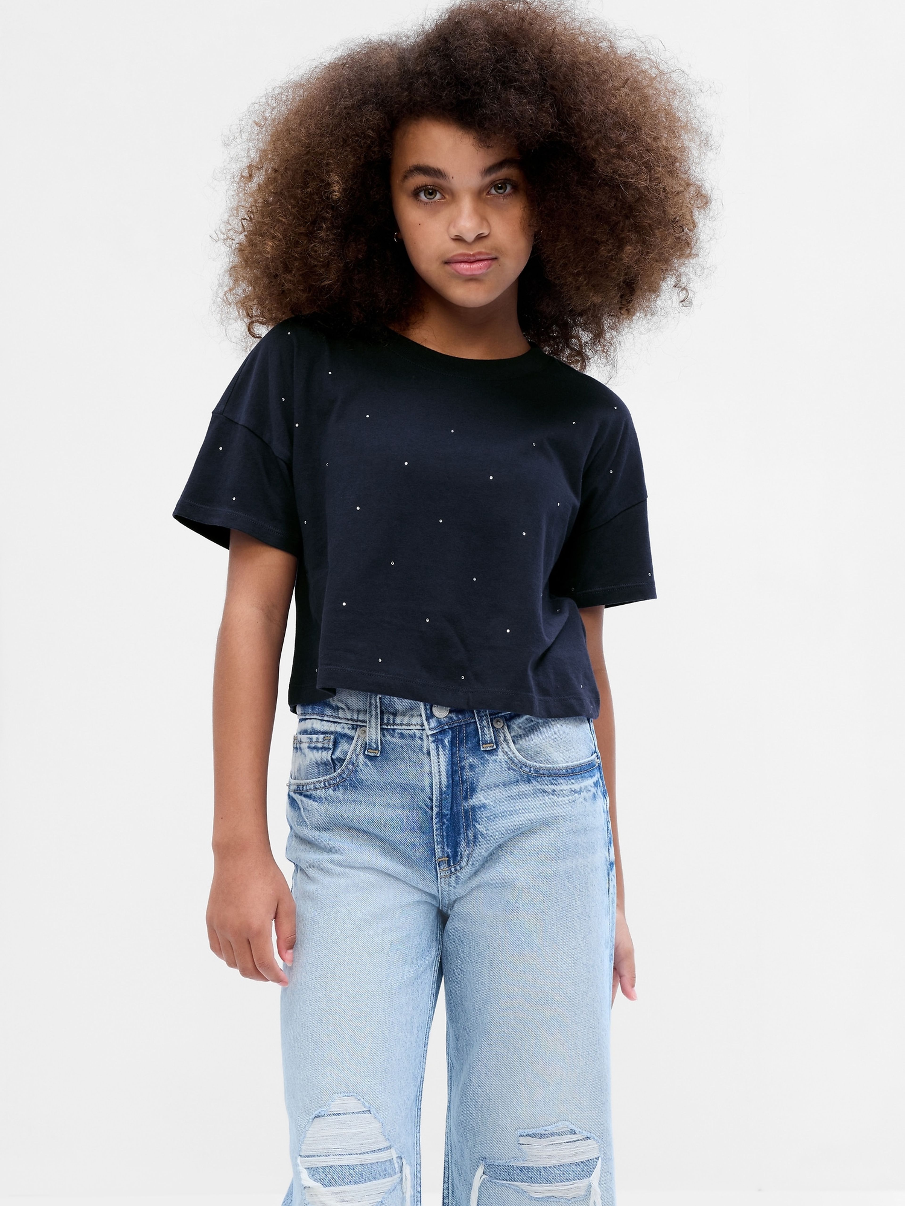 Crop-T-Shirt für Kinder