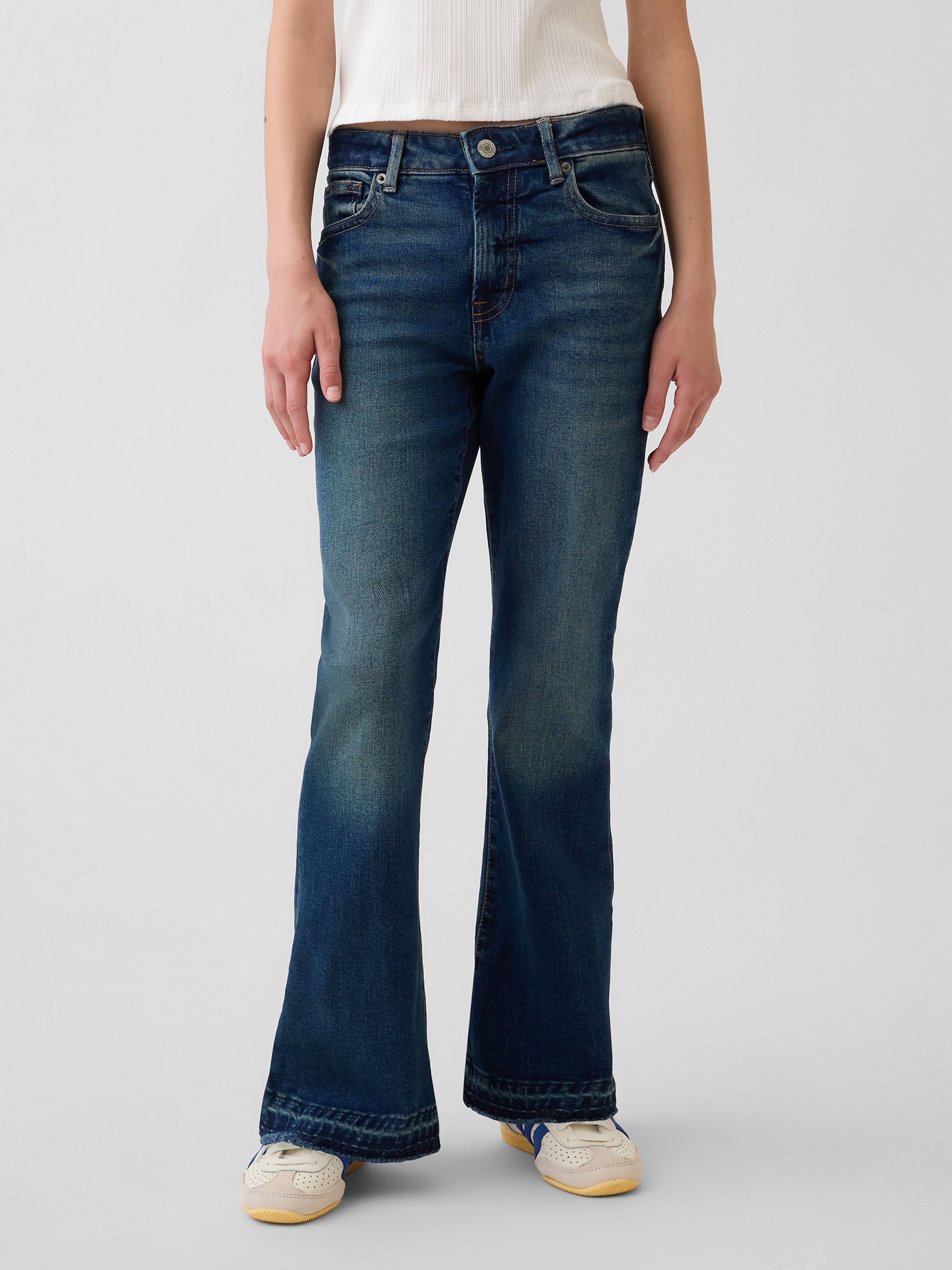 Blugi pentru copii High Rise Flare - 002