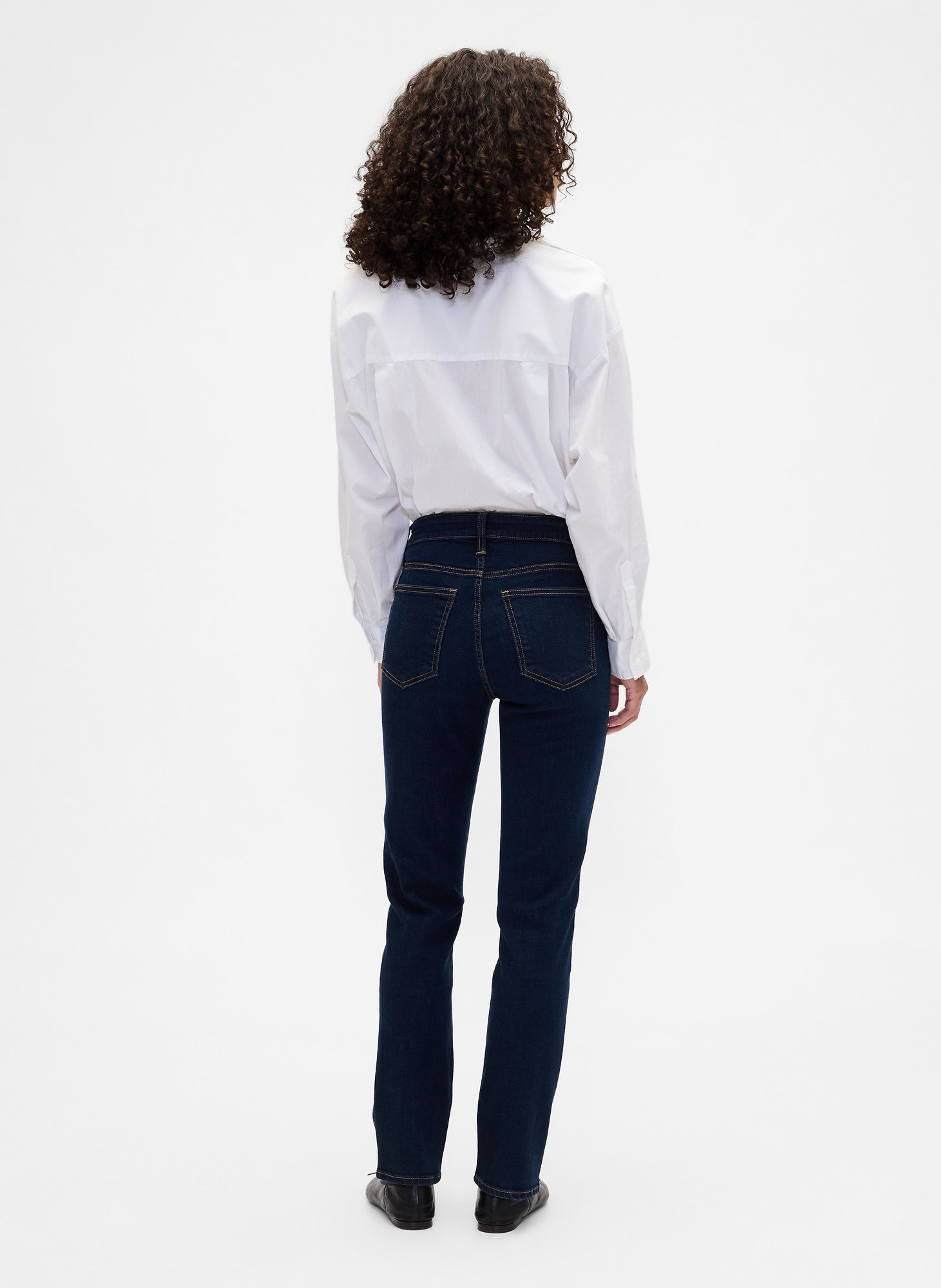 Jeansy Mid Rise Classic Straight - 004