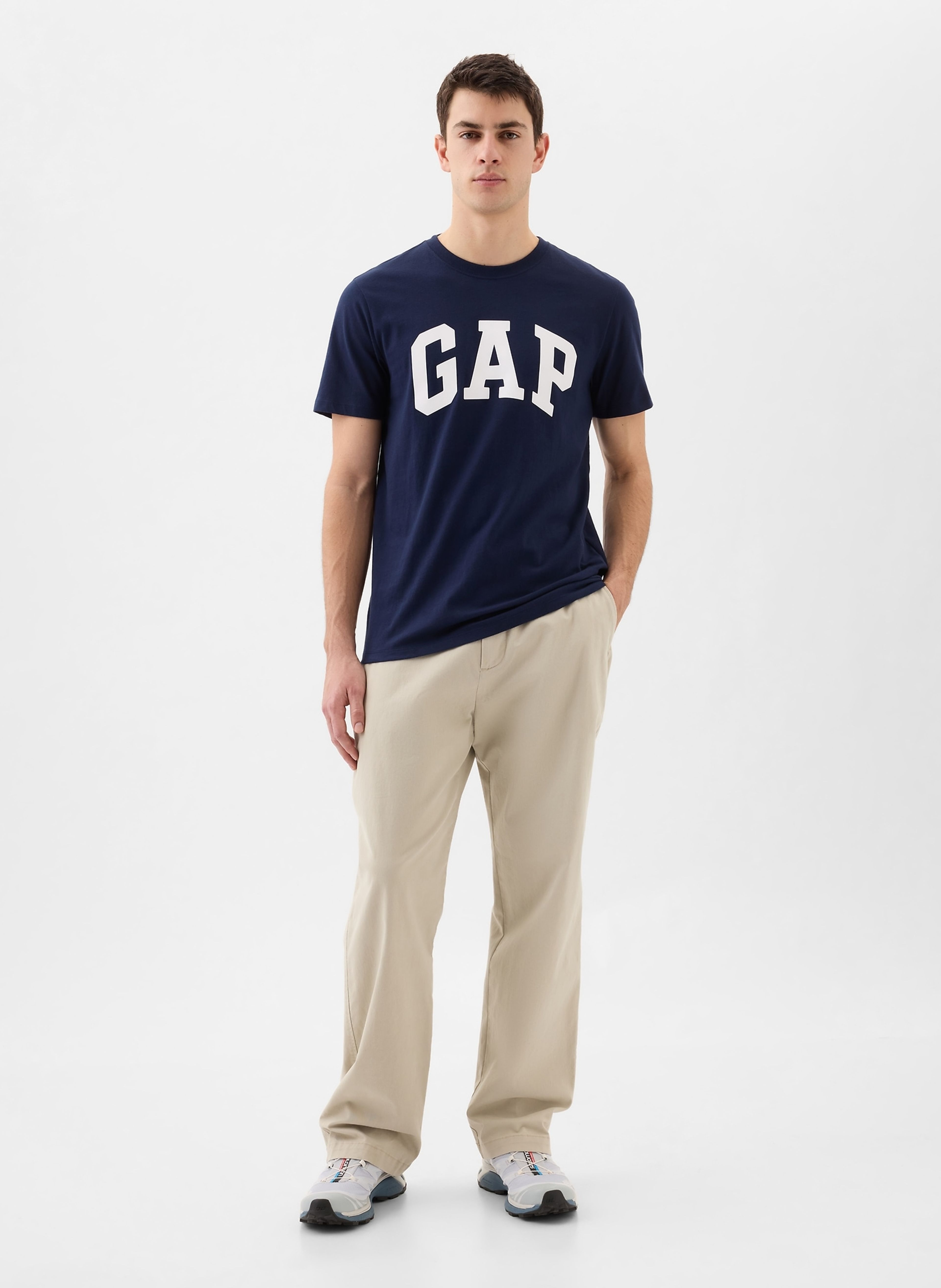 T-shirt in cotone con logo 2 pezzi - 004