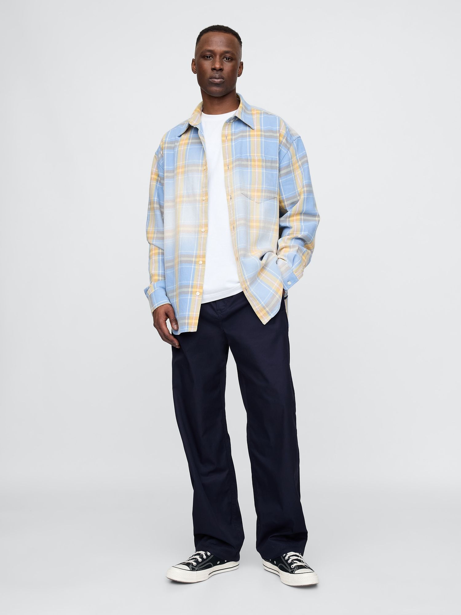Pantaloni Baggy Parachute unisex | GAP.ro