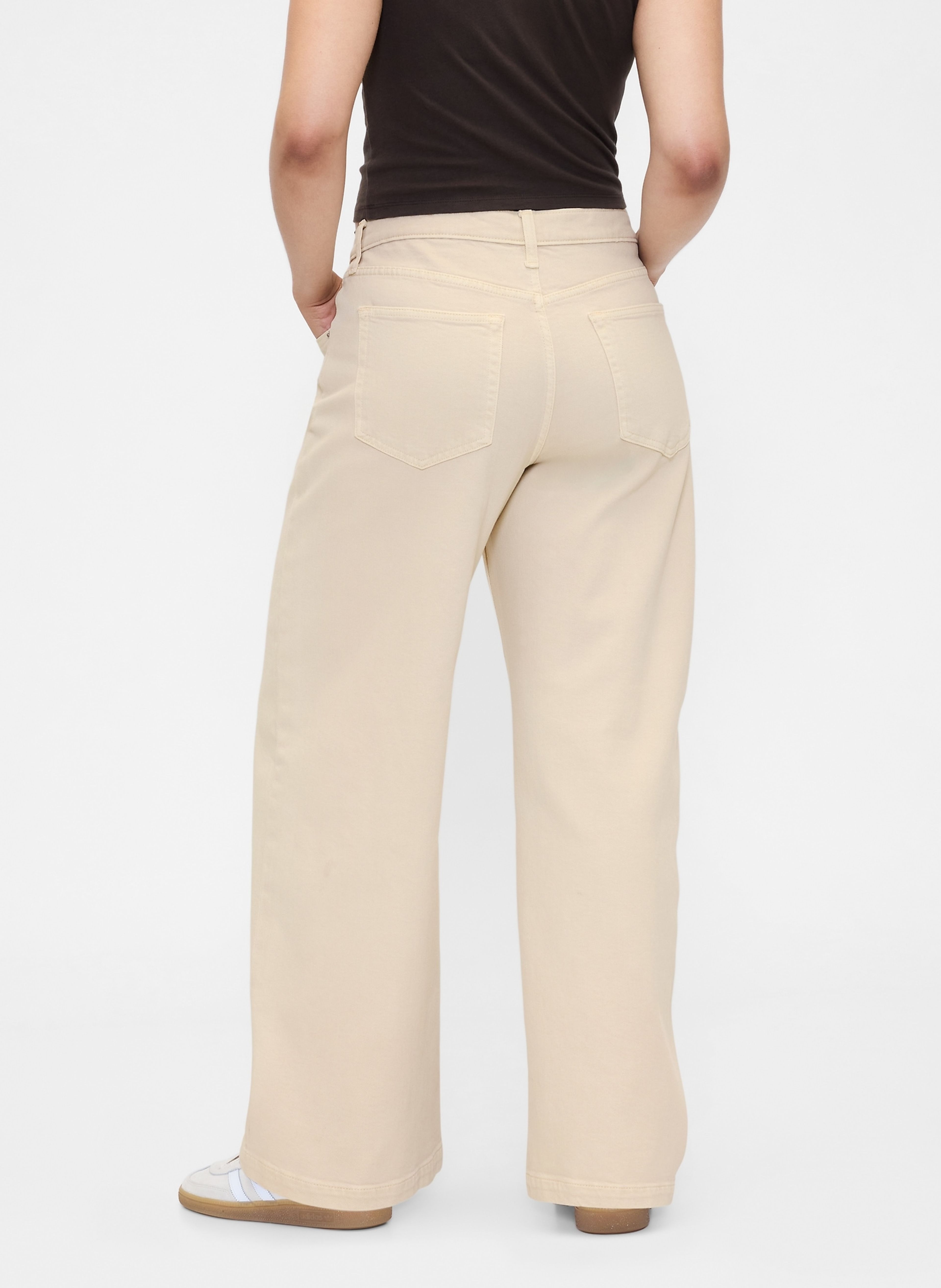 High Rise Stride Wide-Leg Jeans - 006