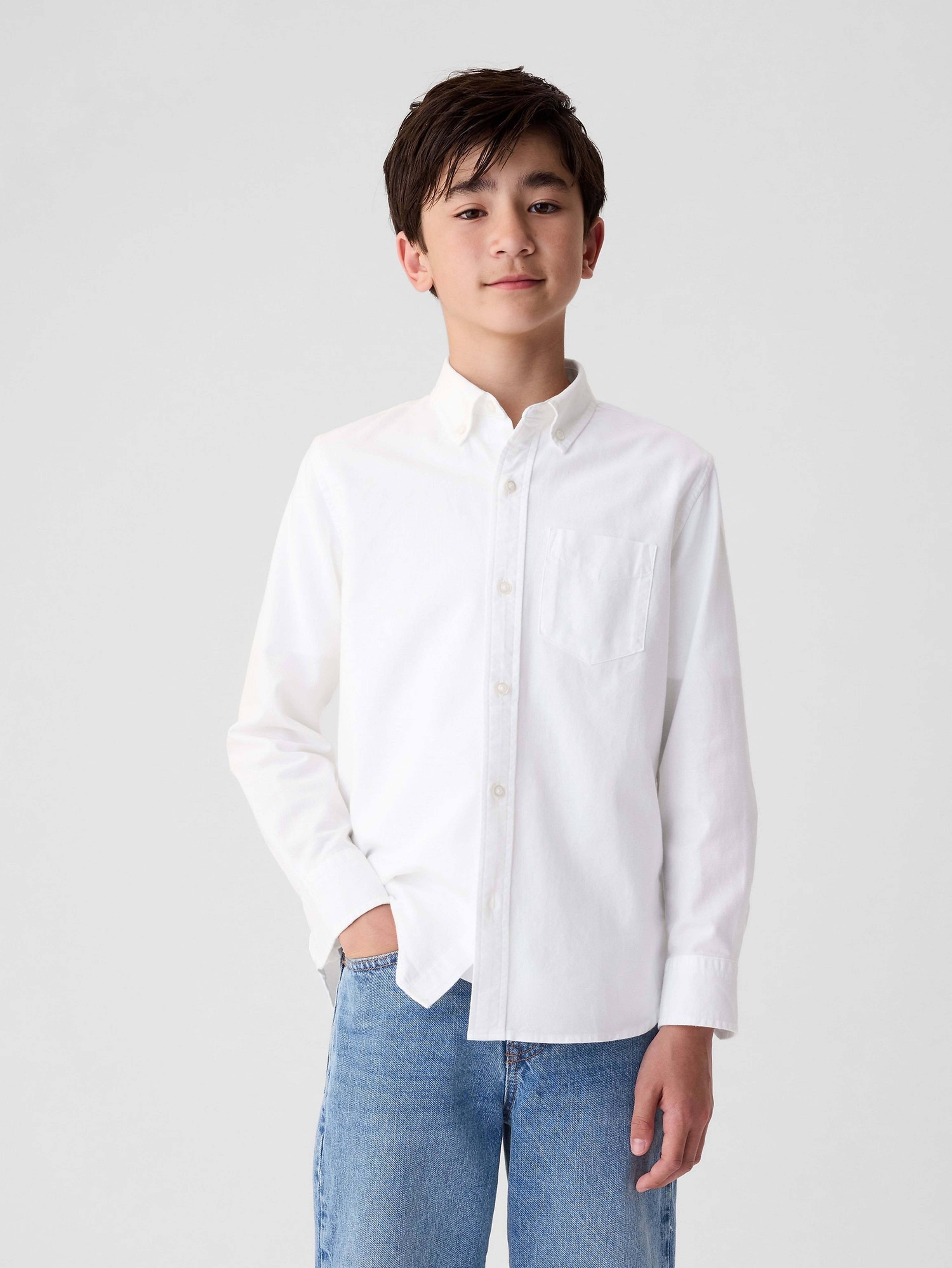 Detská košeľa oxford uniform - 001