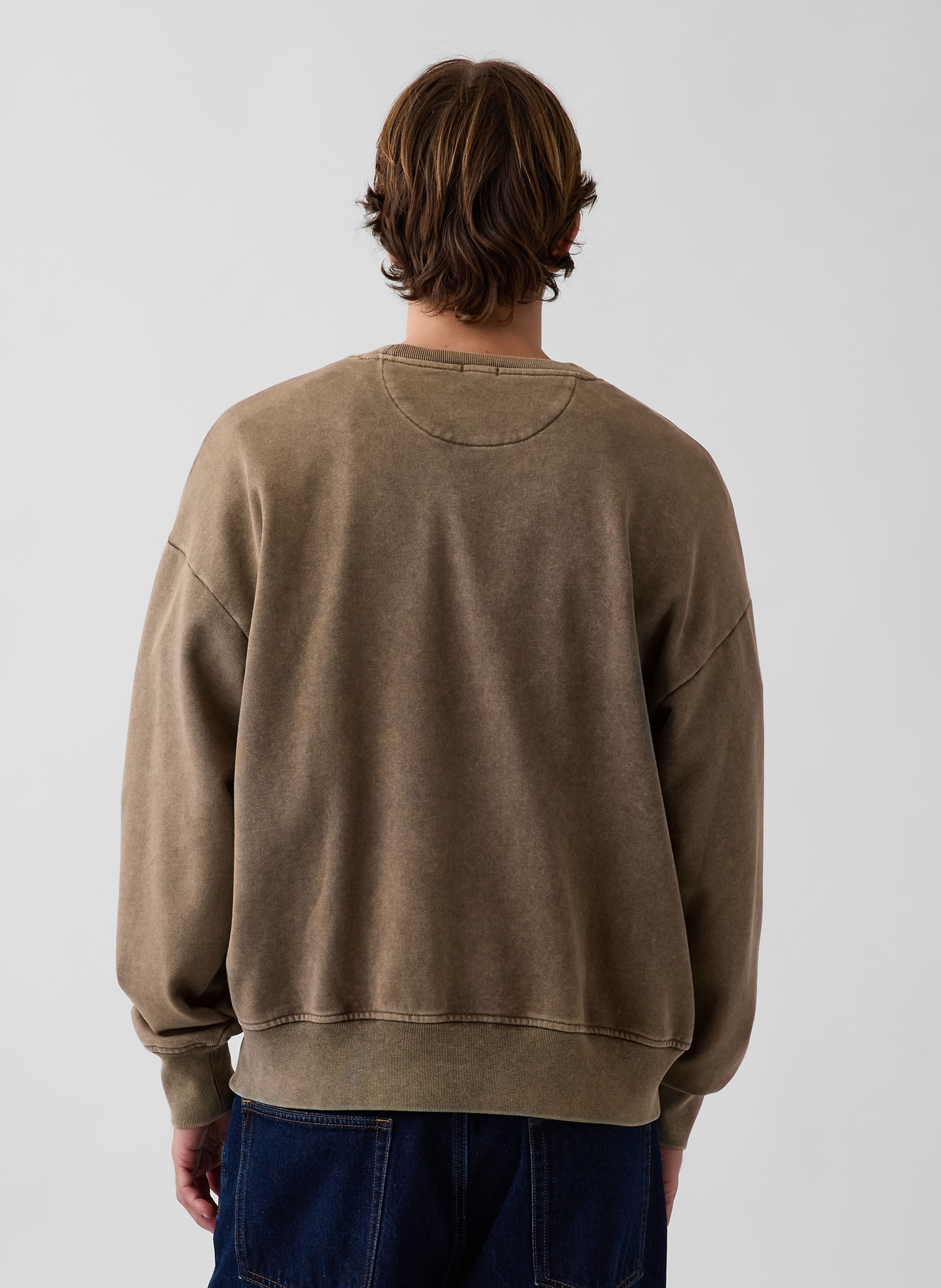 Bluza oversize Heavyweight z logo - 003