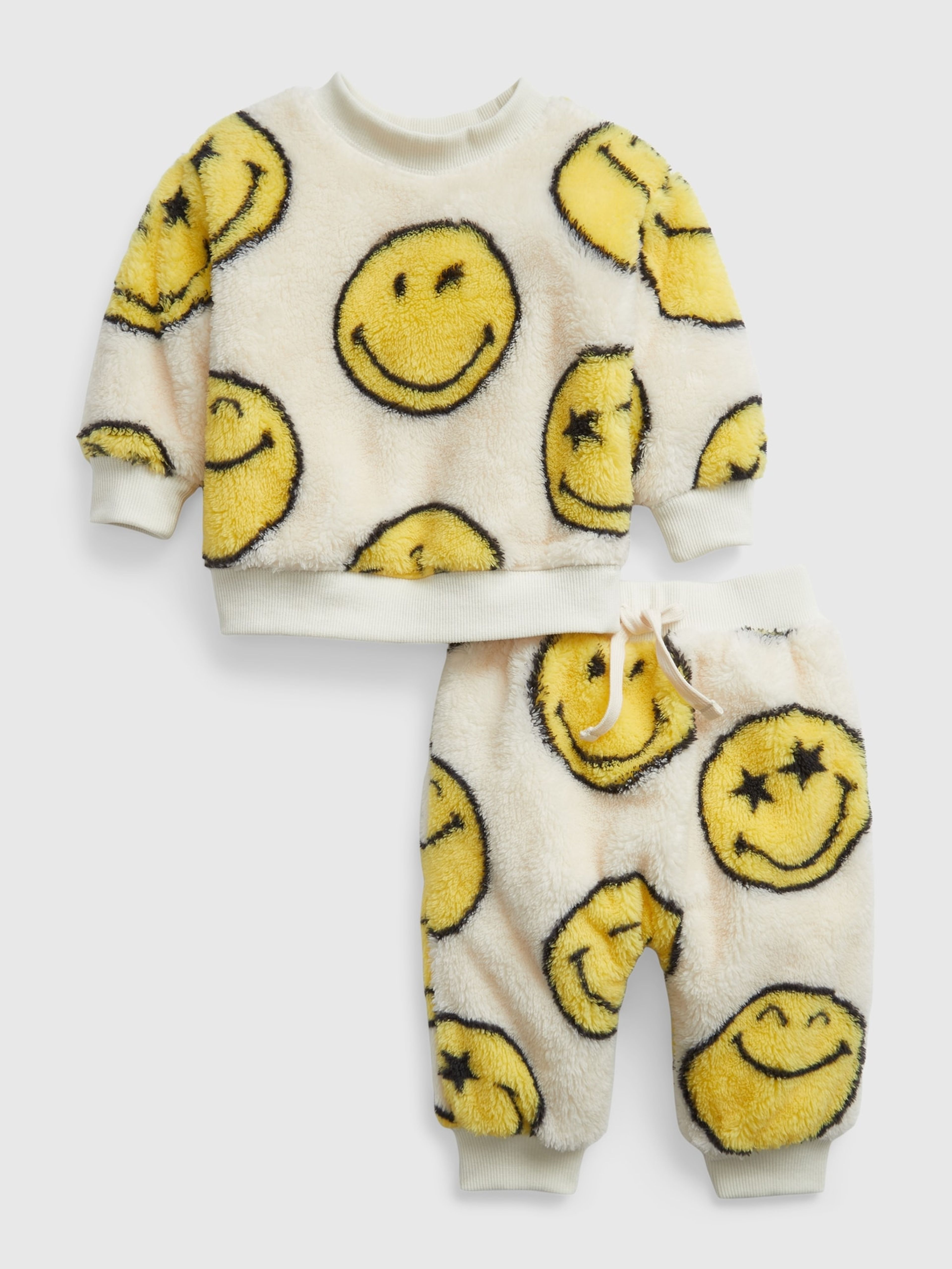 Baby-Plüschset GAP × SmileyWorld®