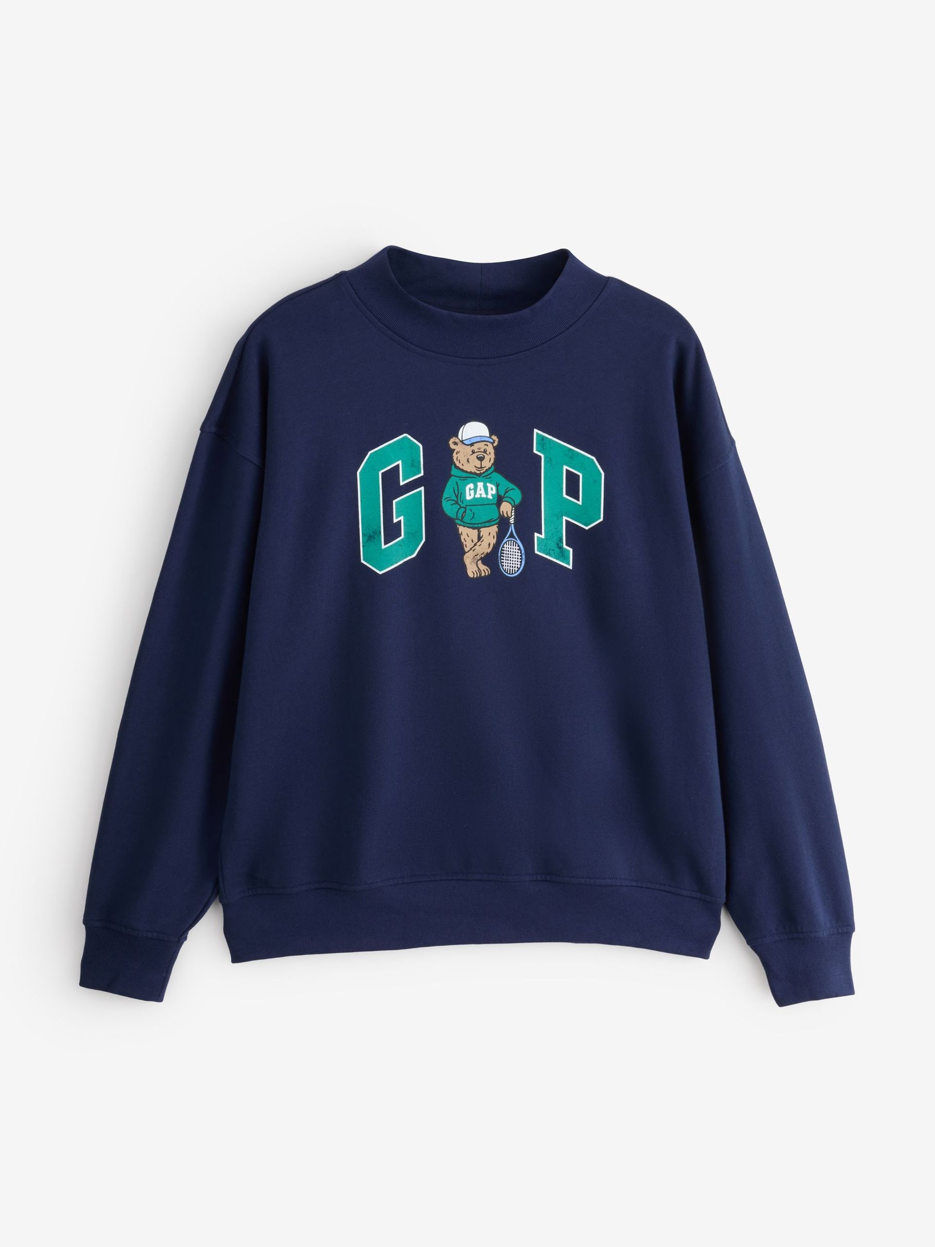 Hanorac oversize Brannan Bear cu logo - 001