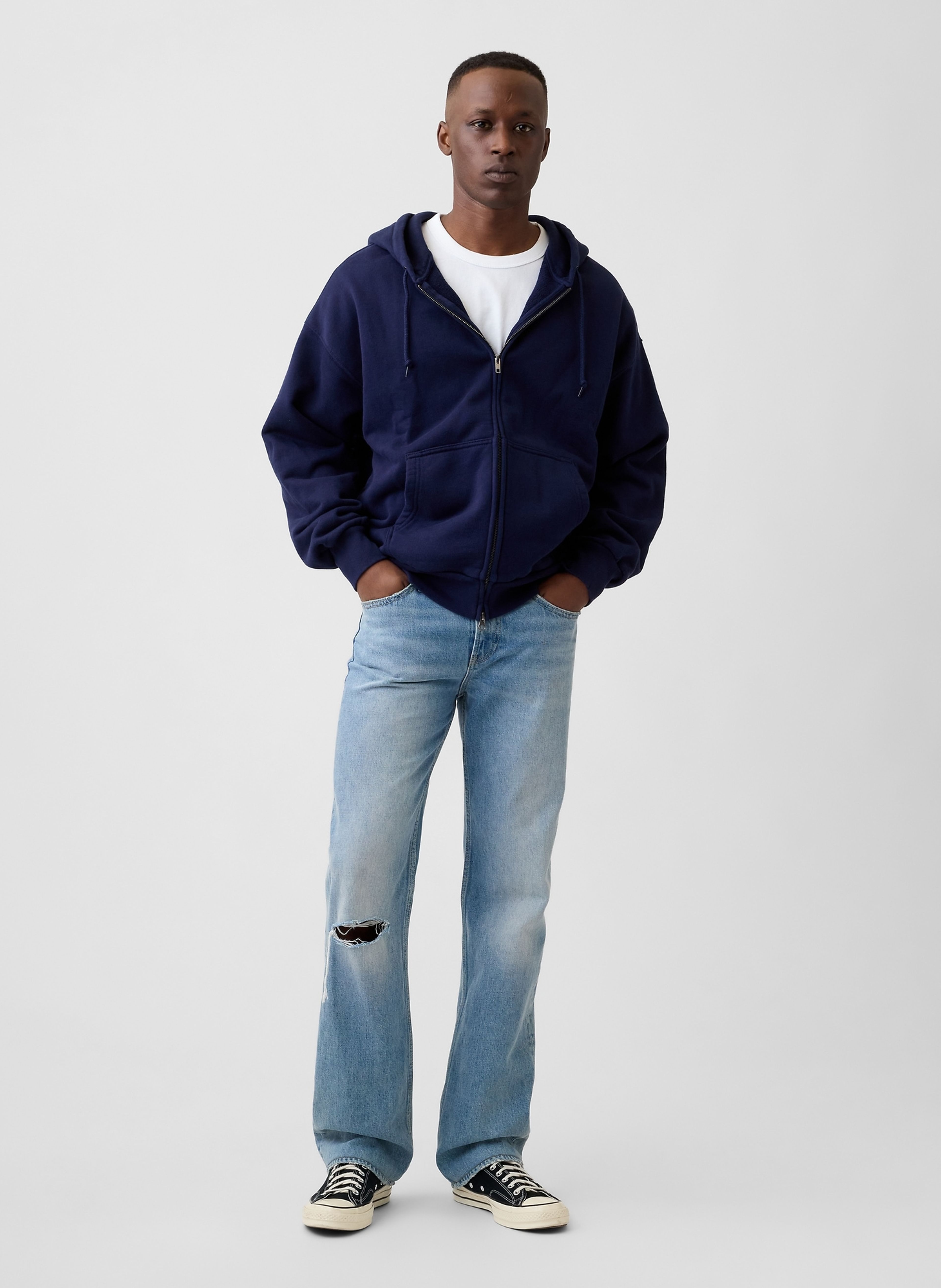 Relaxed Straight Jeans - 005