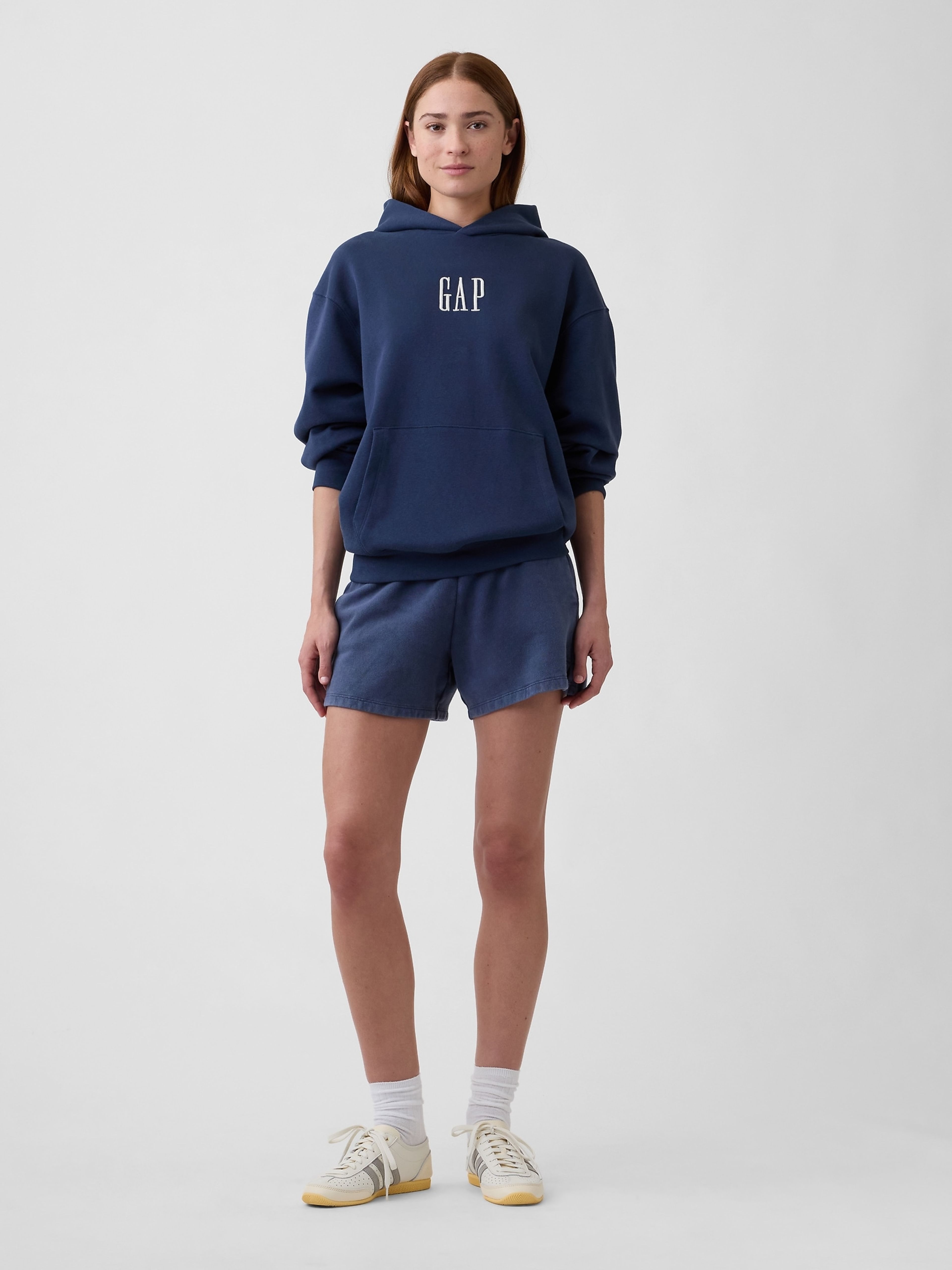 Hanorac oversize VintageSoft unisex cu logo - 005