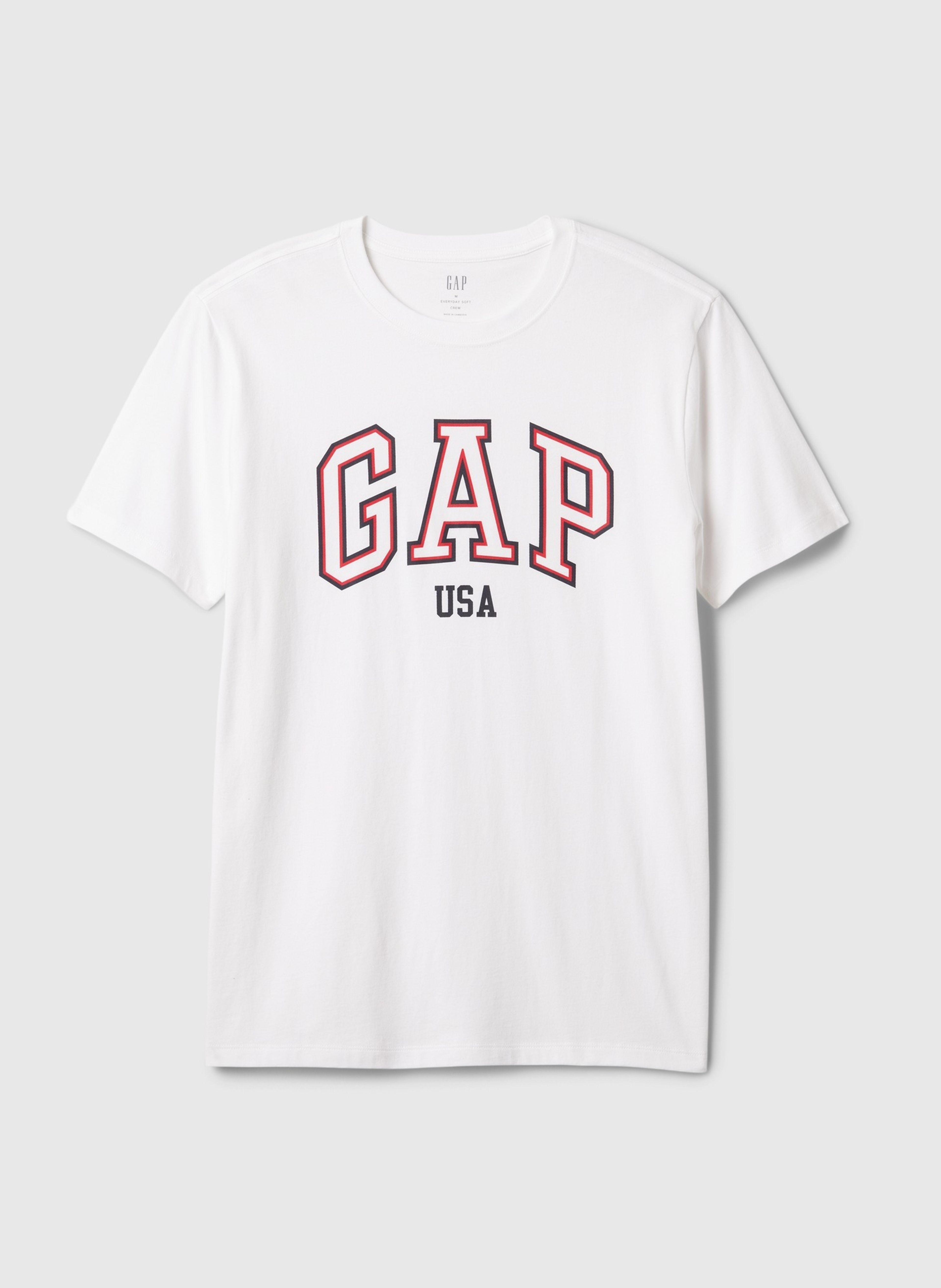 T-shirt con logo Gap USA - 005