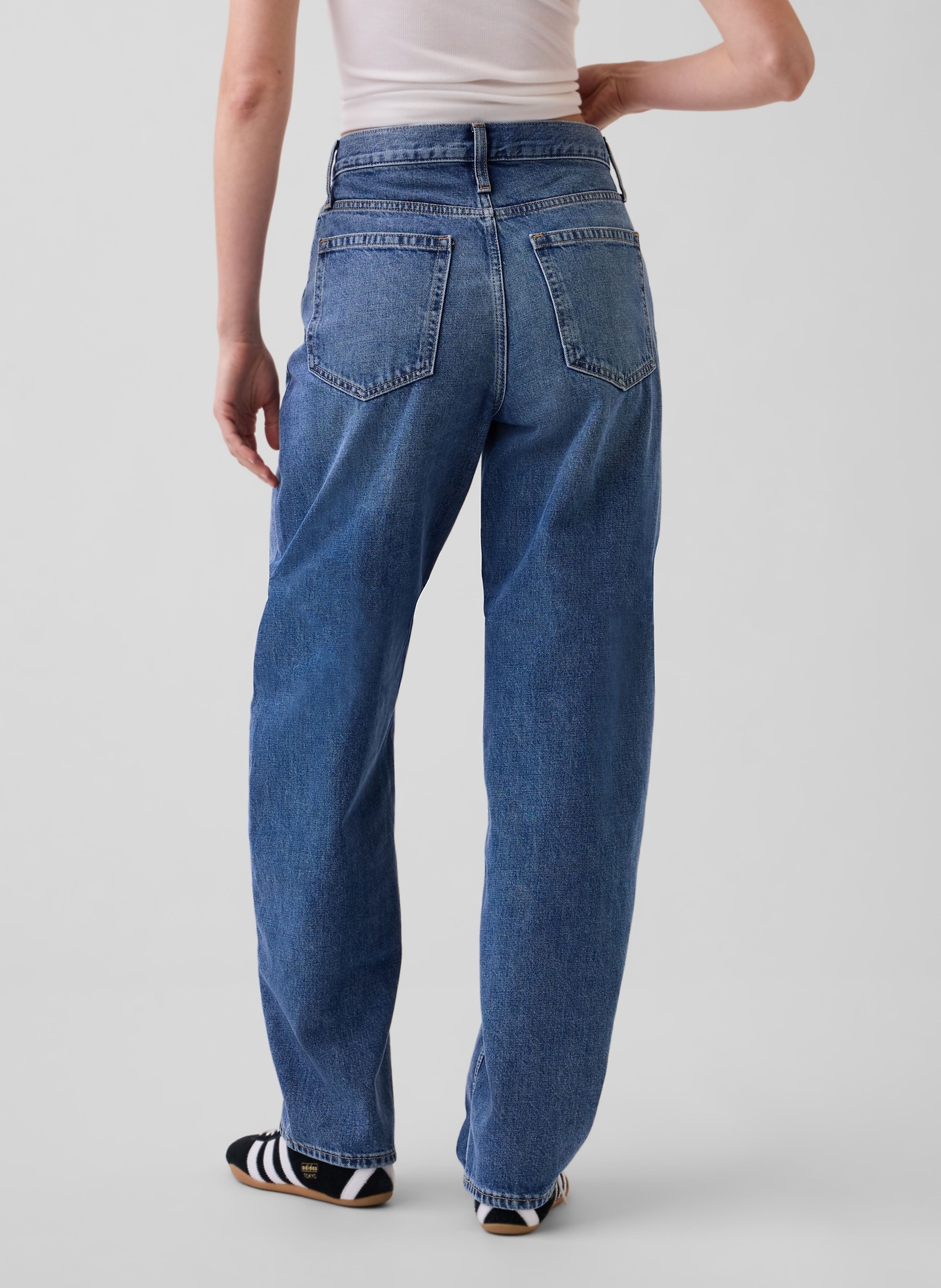 Blugi High Rise Barrel - 004