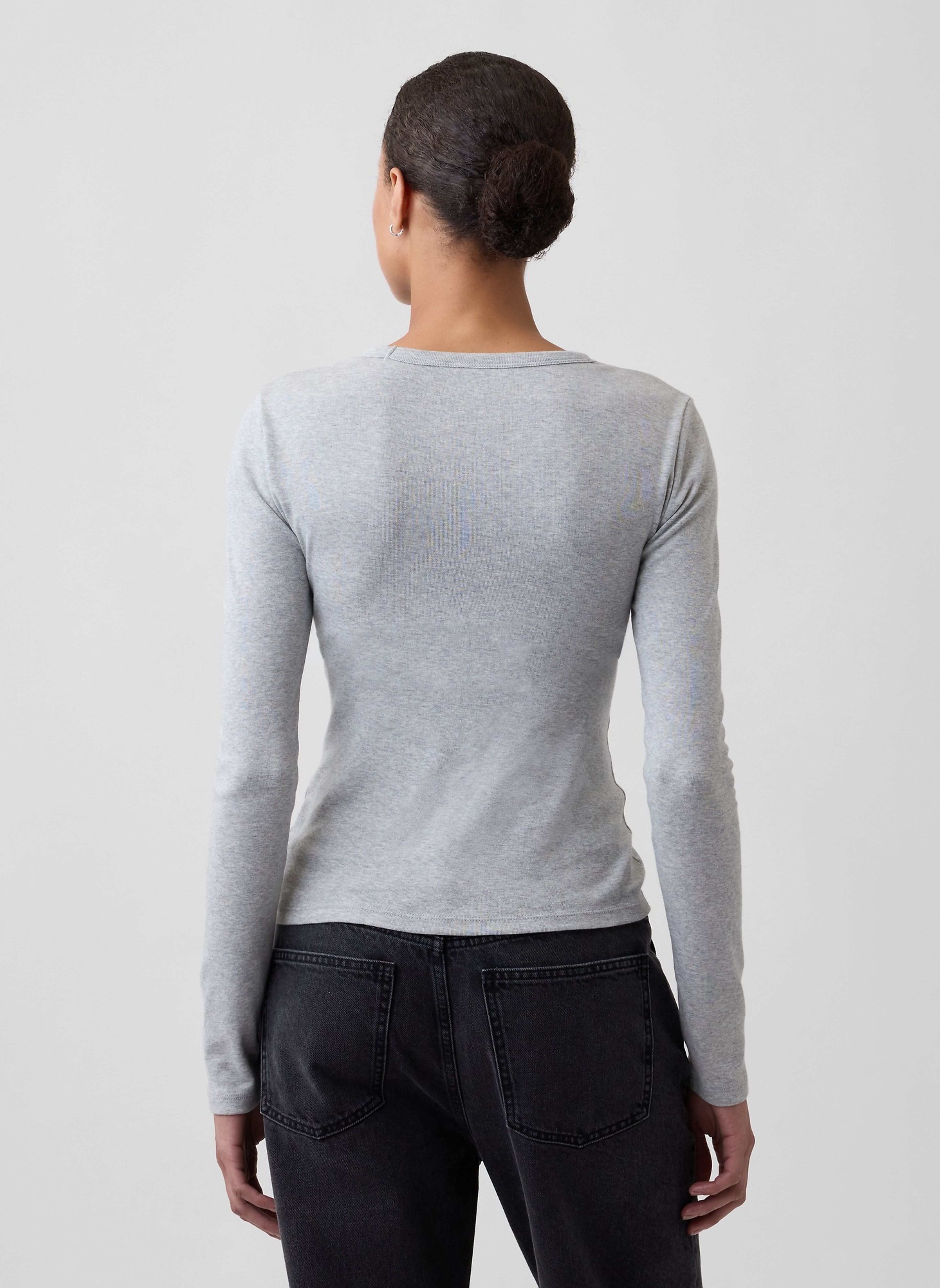 T-shirt en maille côtelée - 002