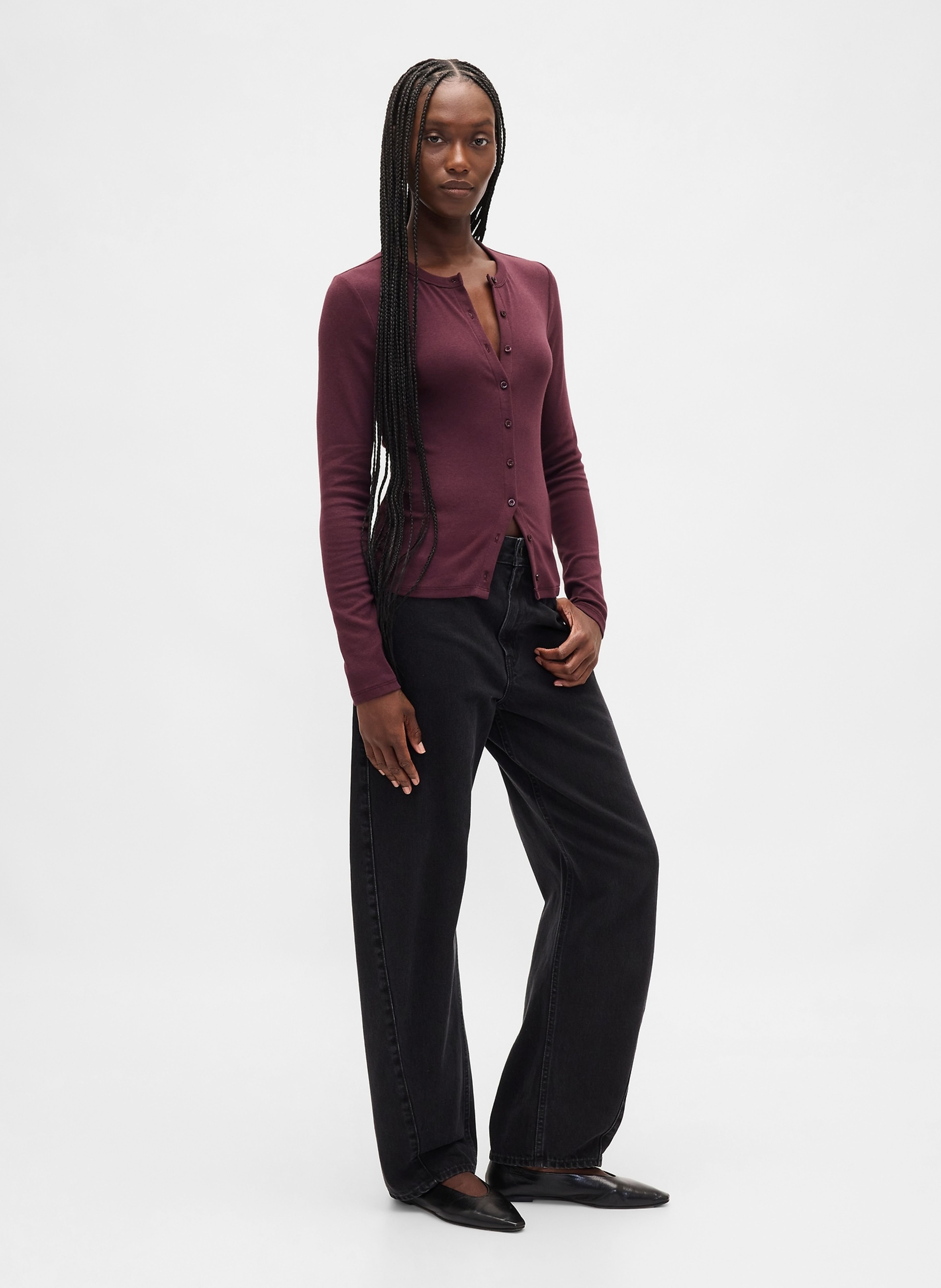 Cardigan boutonné - 002