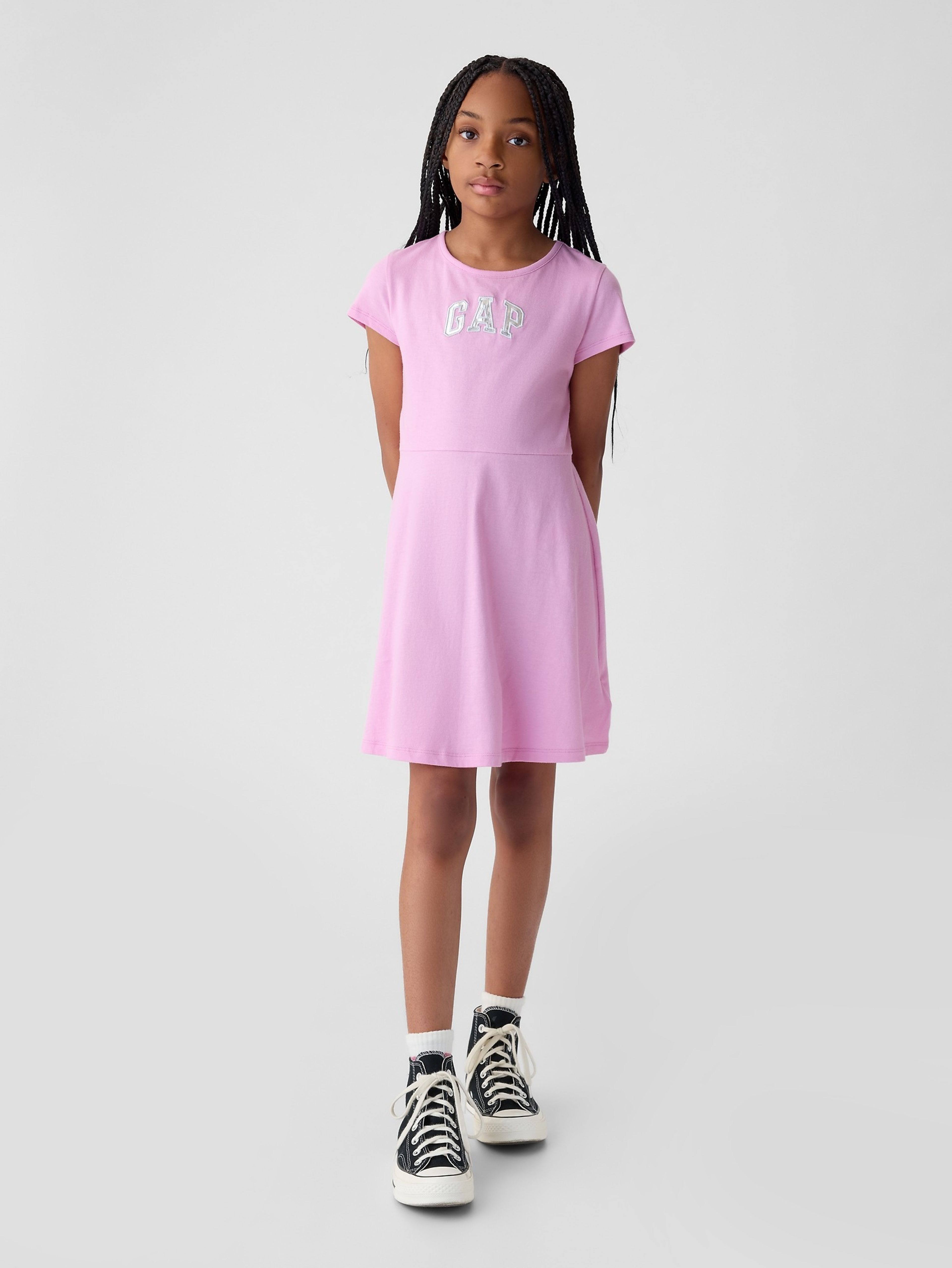 Kleid für Kinder mit Logo