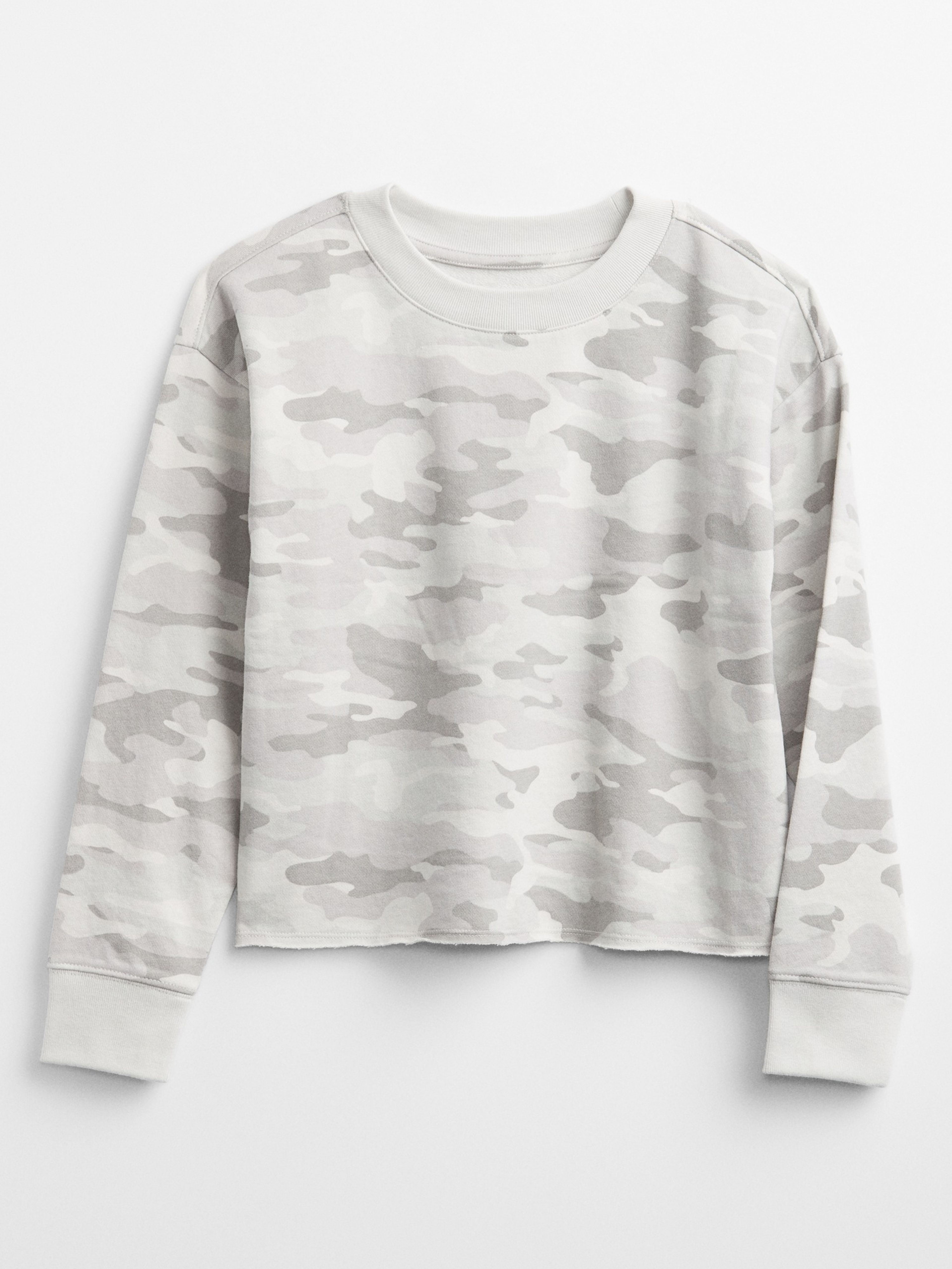 Kinder-Sweatshirt mit Camouflage-Muster