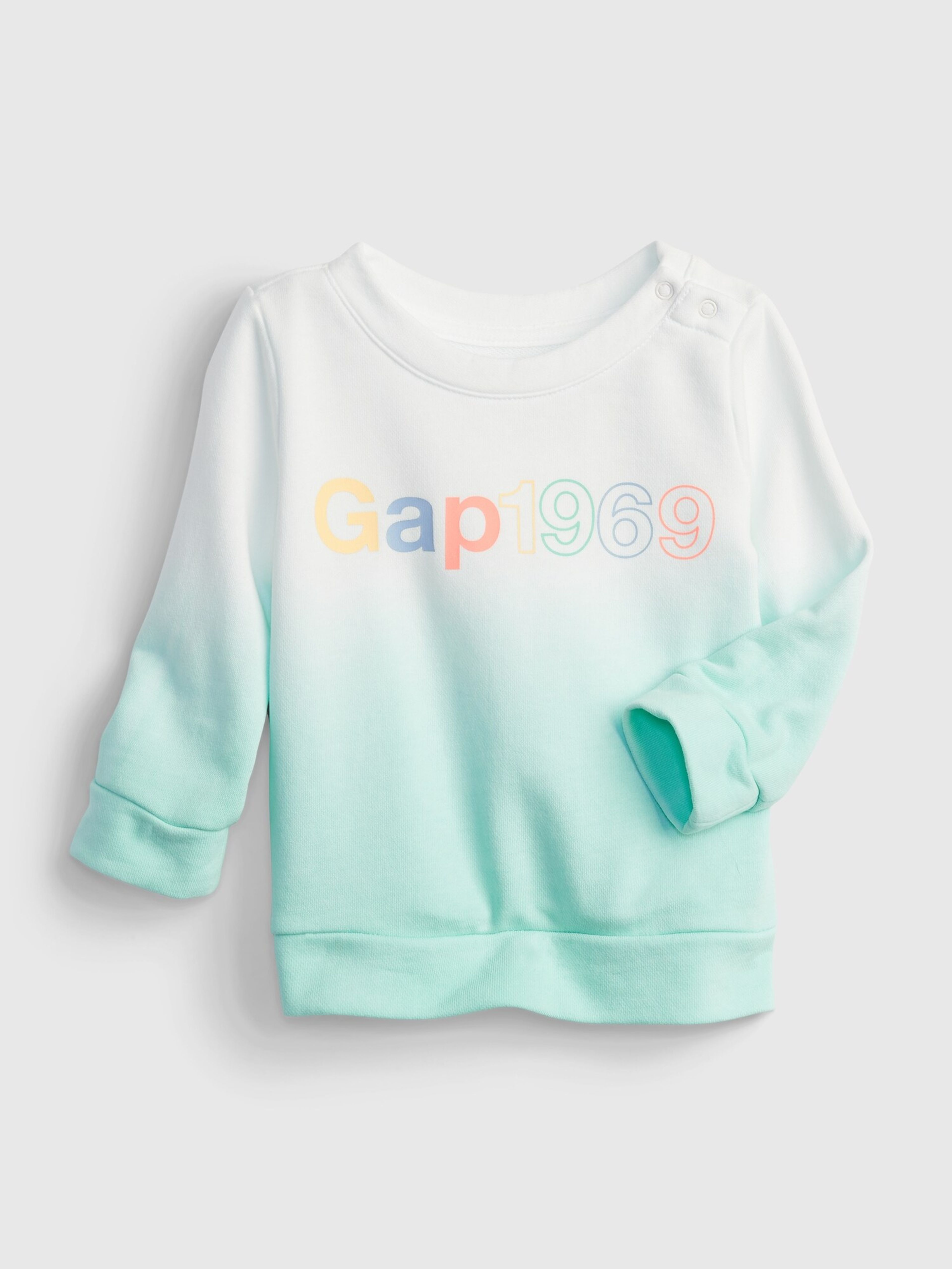 Baby mikina GAP logo ombre
