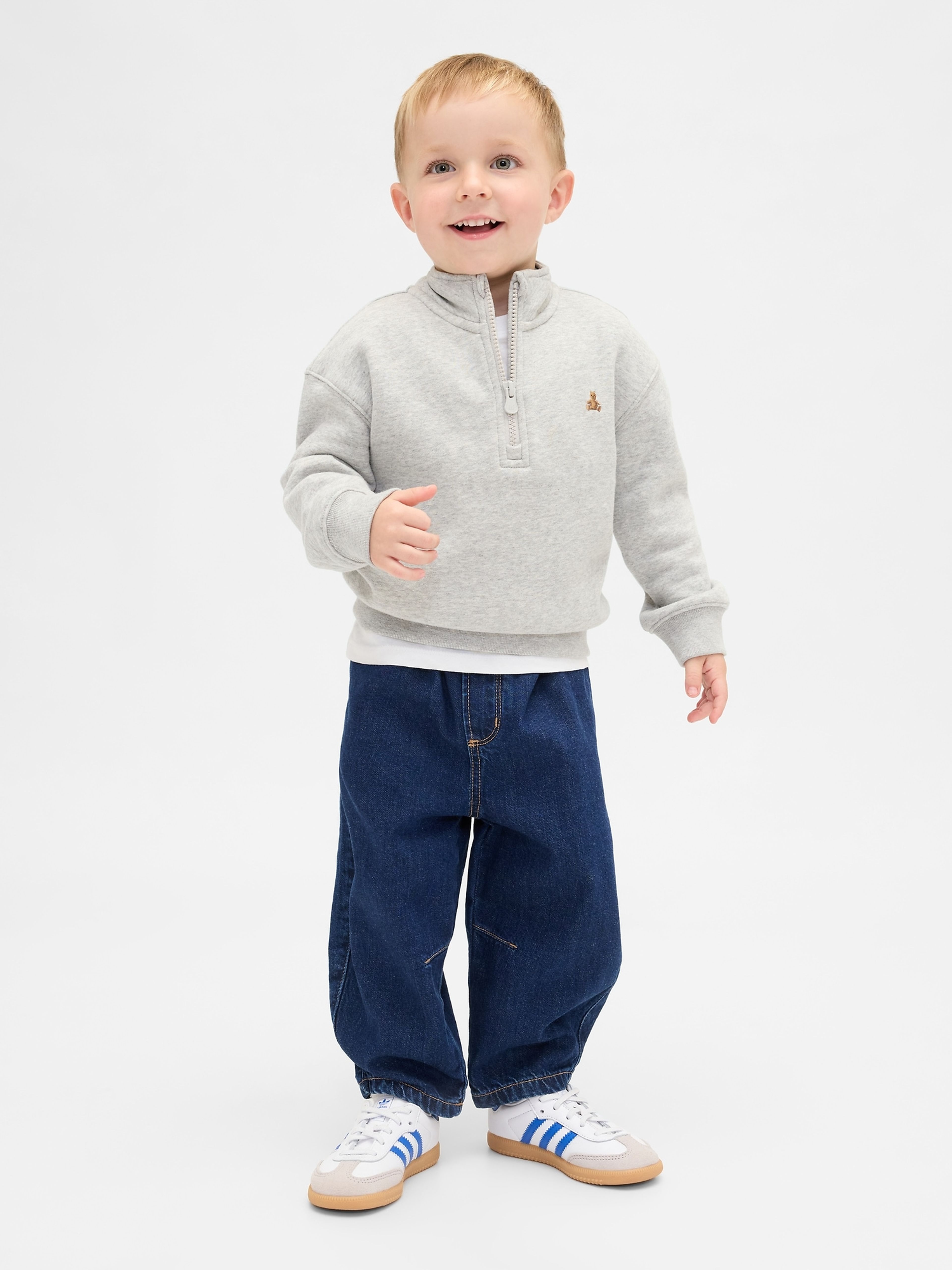 Baby jeansy Pull-On Barrel unisex - 001