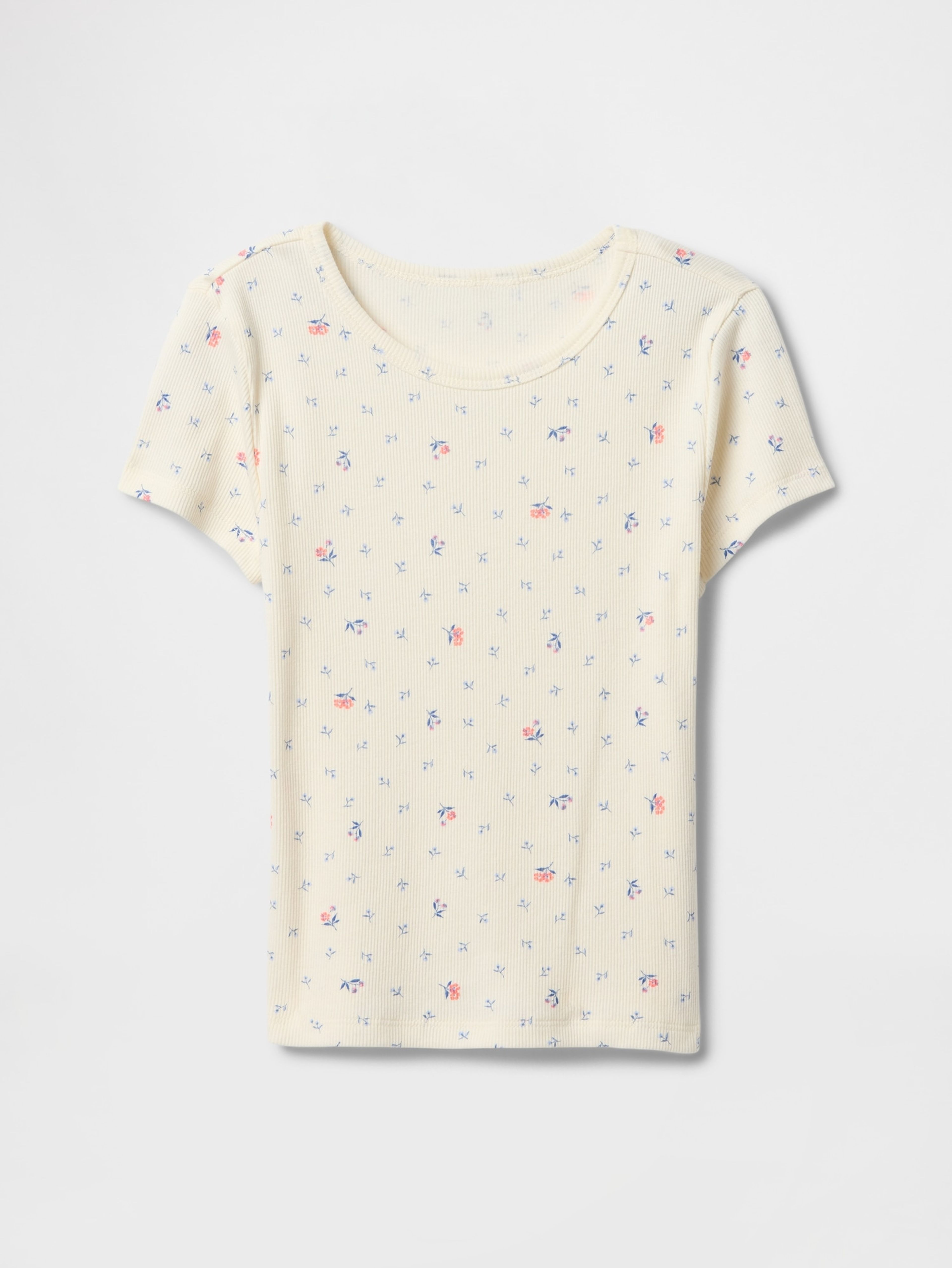 Camiseta infantil de canalé