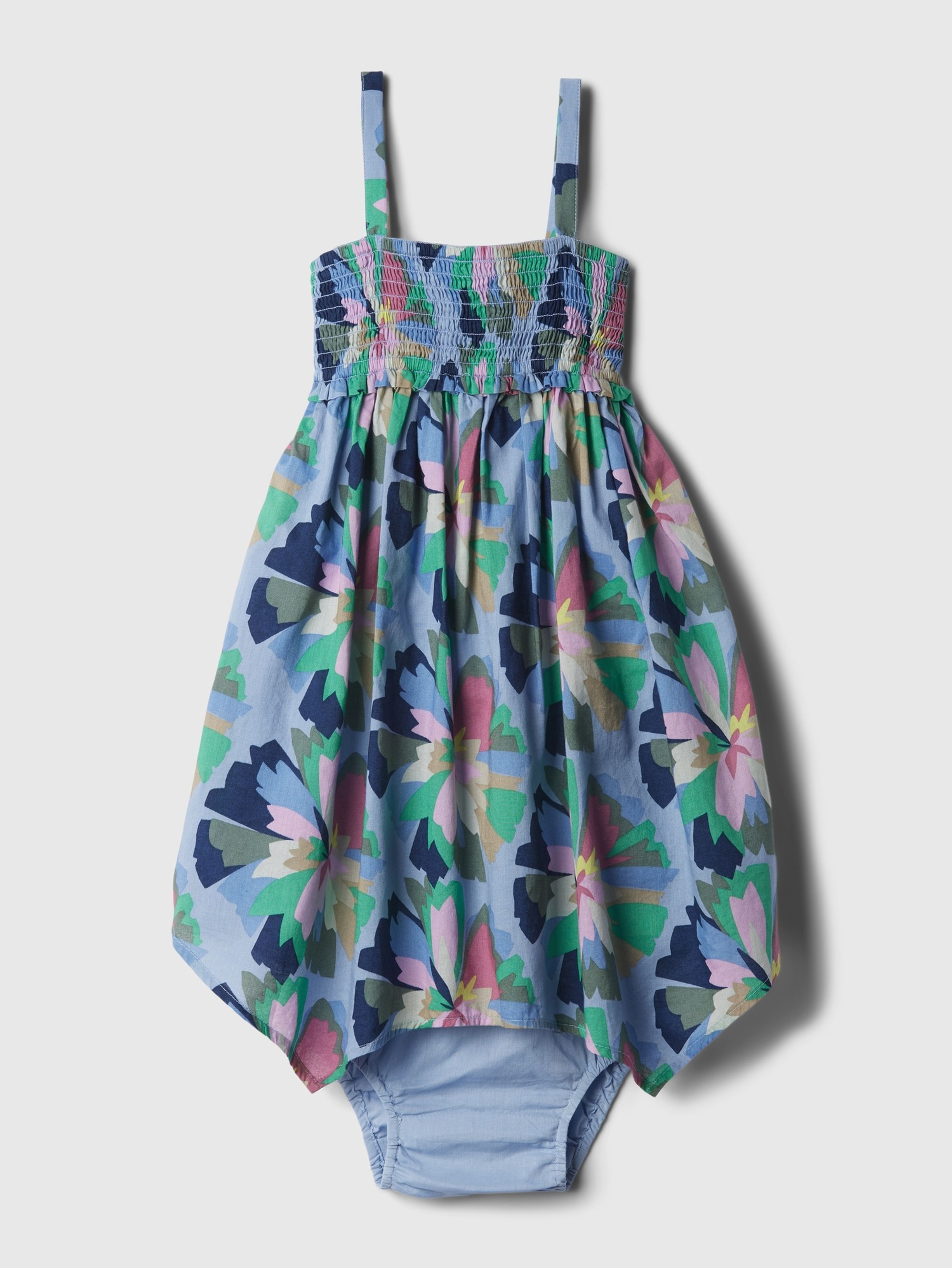 Gemustertes Babykleid