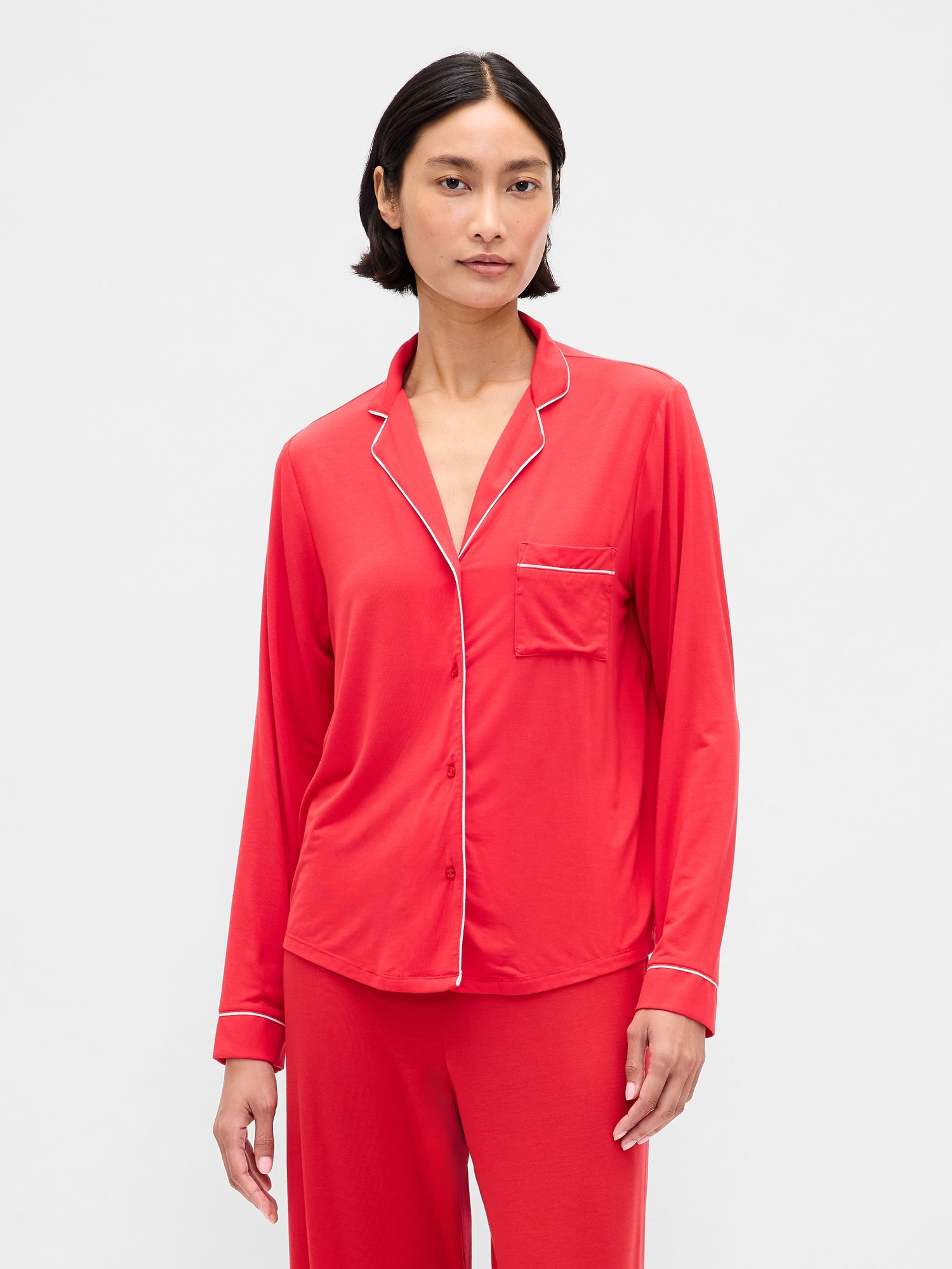 Damen-Pyjamahemd