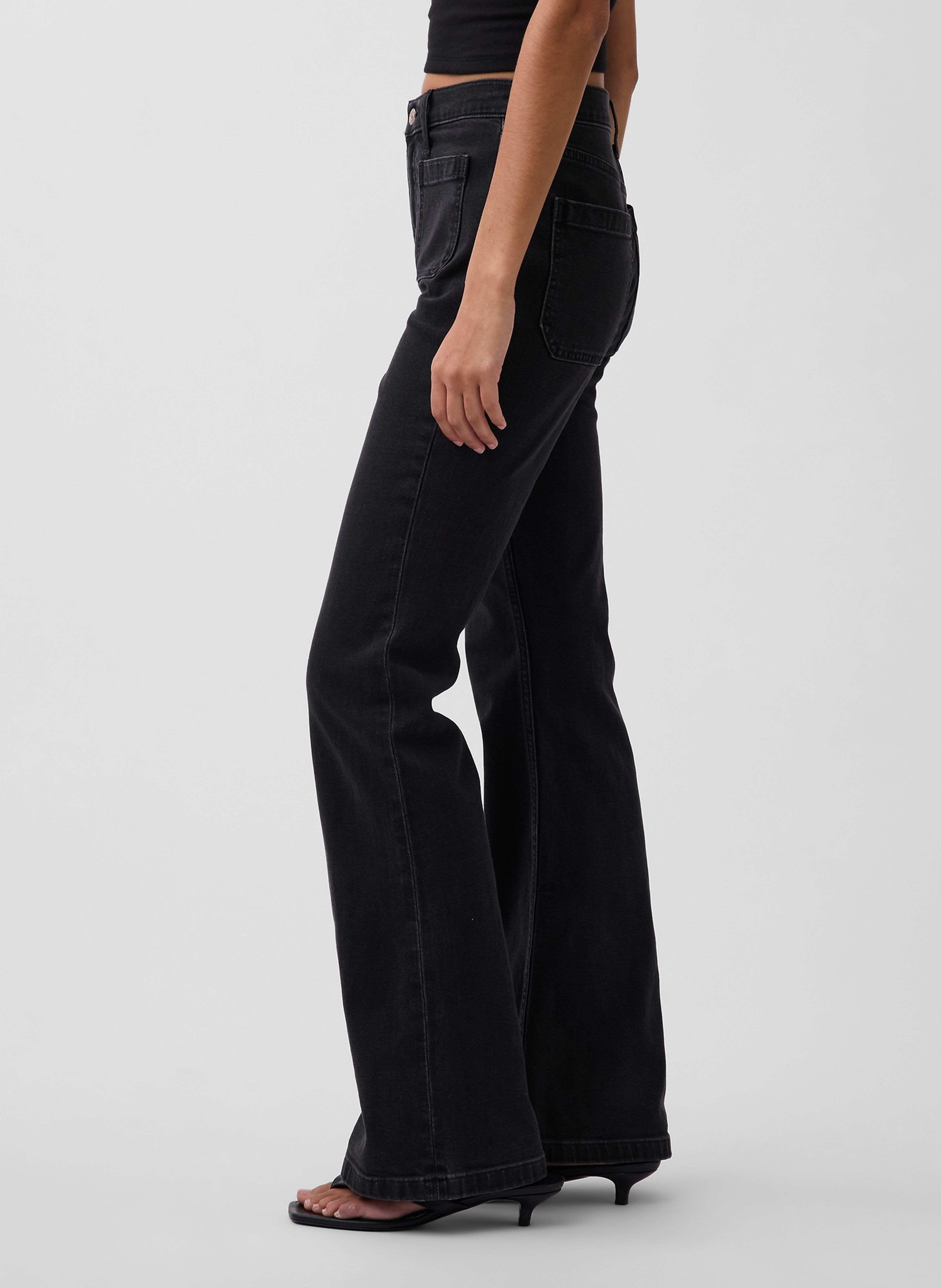 Blugi High Rise 70s Flare - 003
