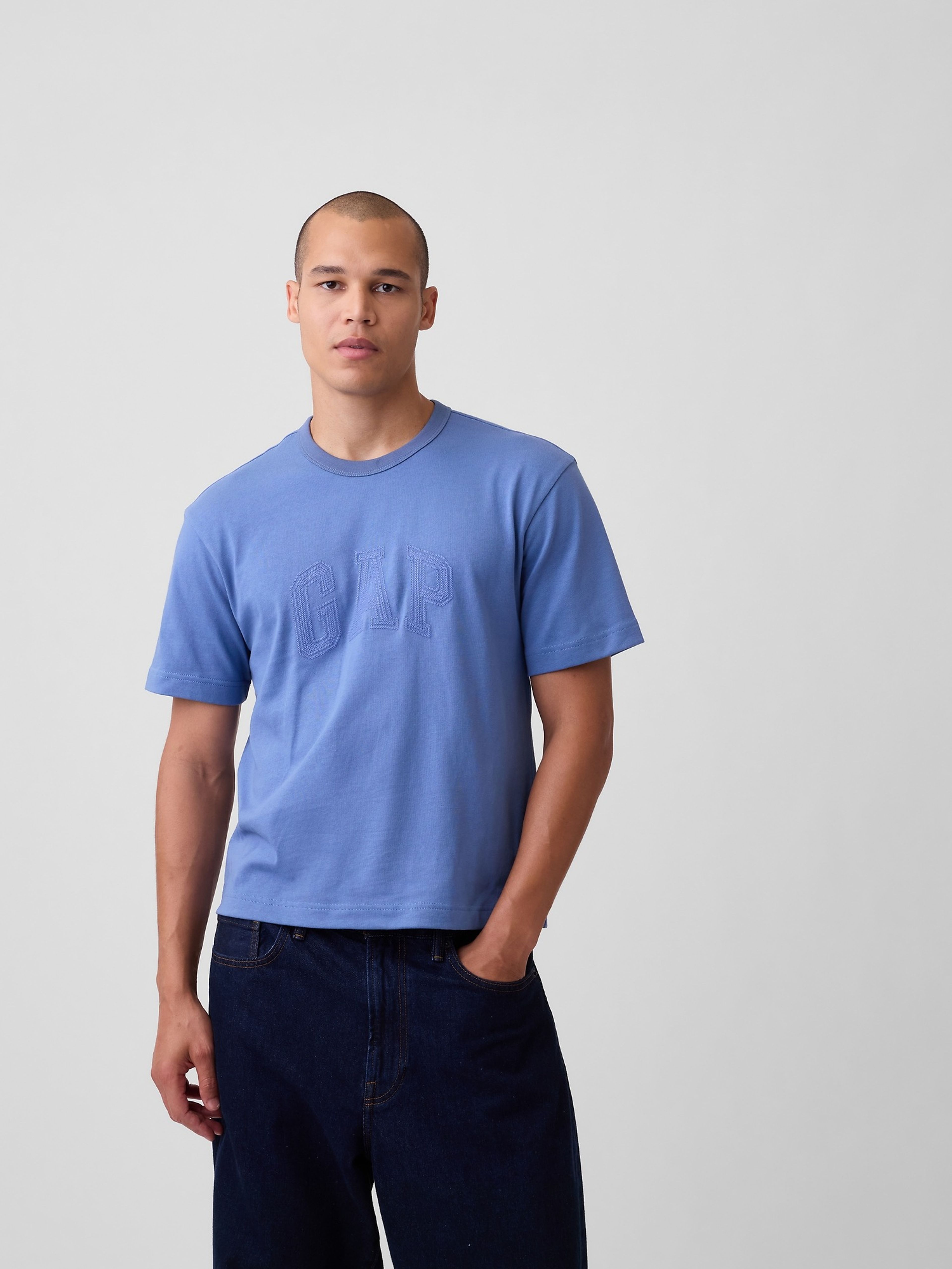 Crop T-shirt Heavyweight z logo - 001