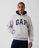 Oversize kifordítható pulóver VintageSoft unisex logóval-Szürke - 002
