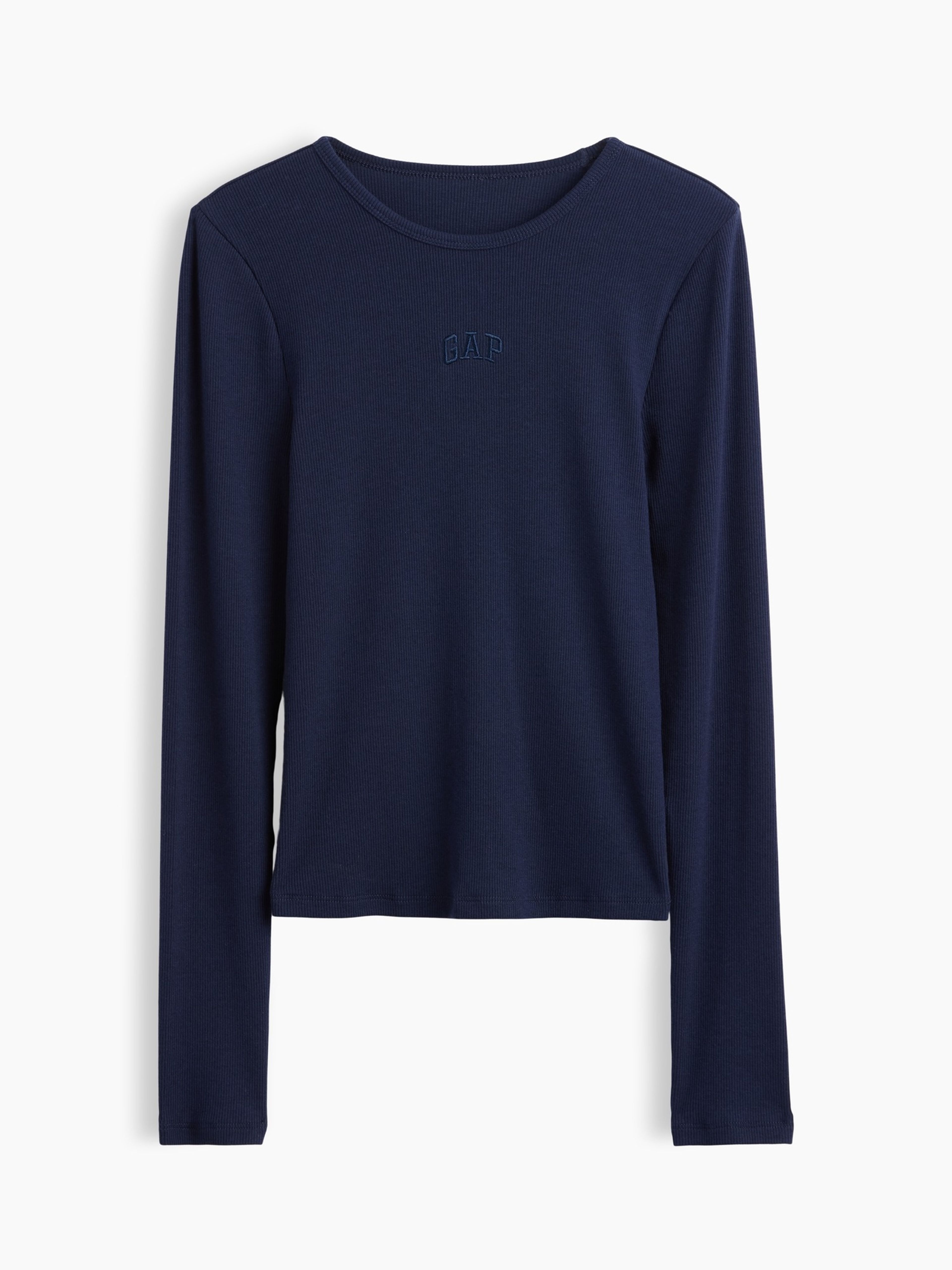 Ripp-T-Shirt mit Logo - 005
