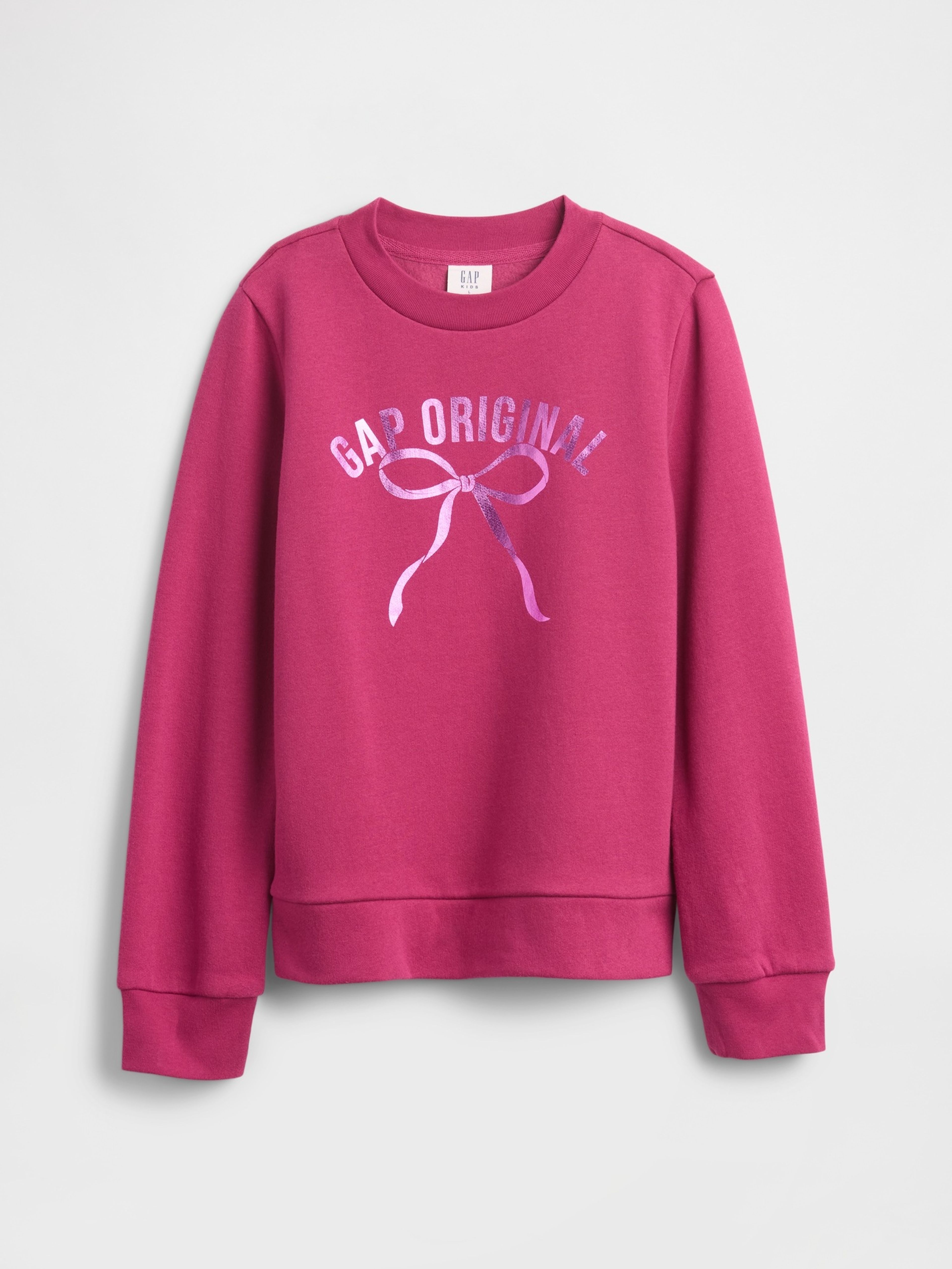 Mädchen-Sweatshirt mit Logo