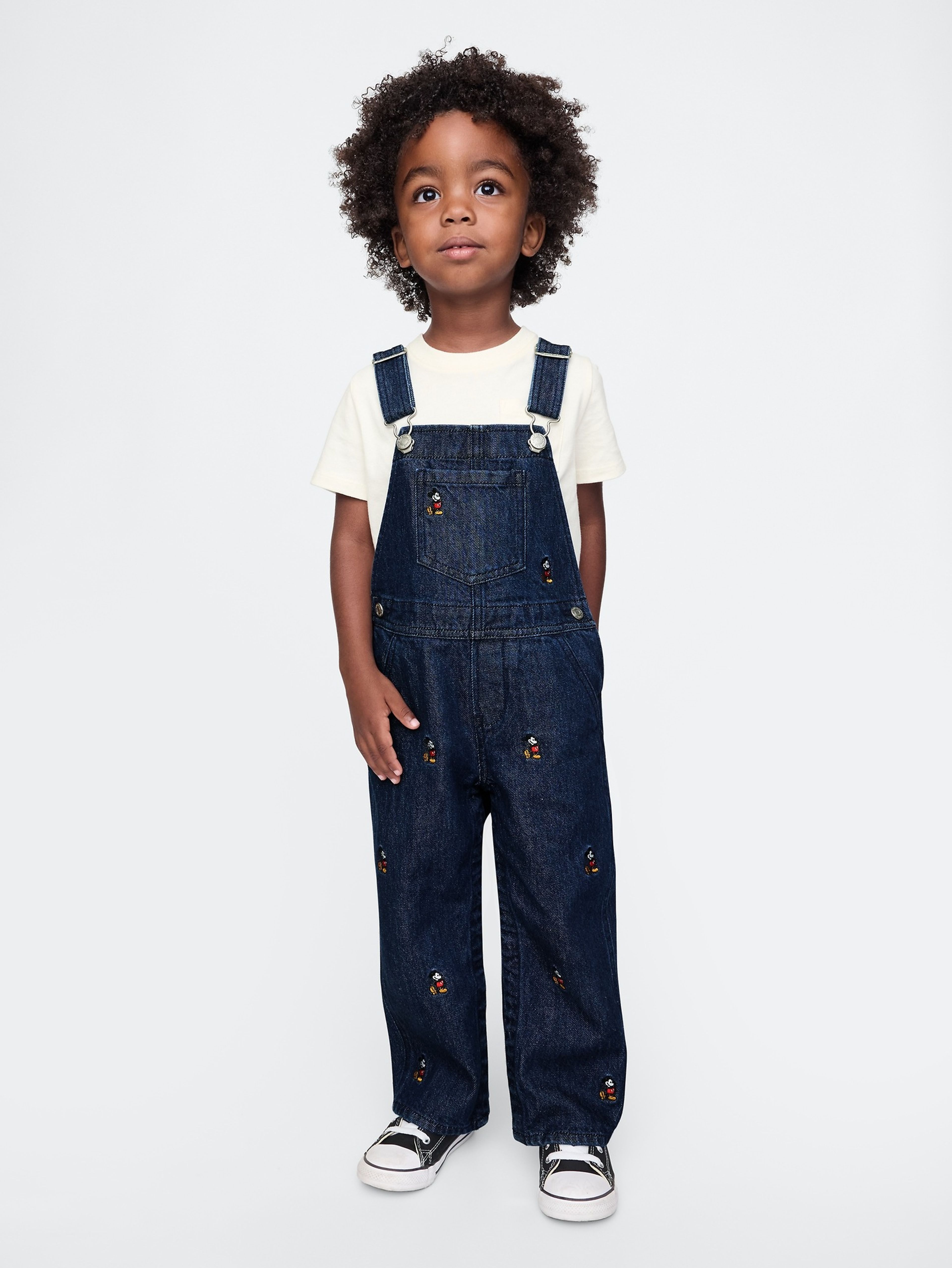 Baby Jeans mit Latz GAP × Disney Unisex