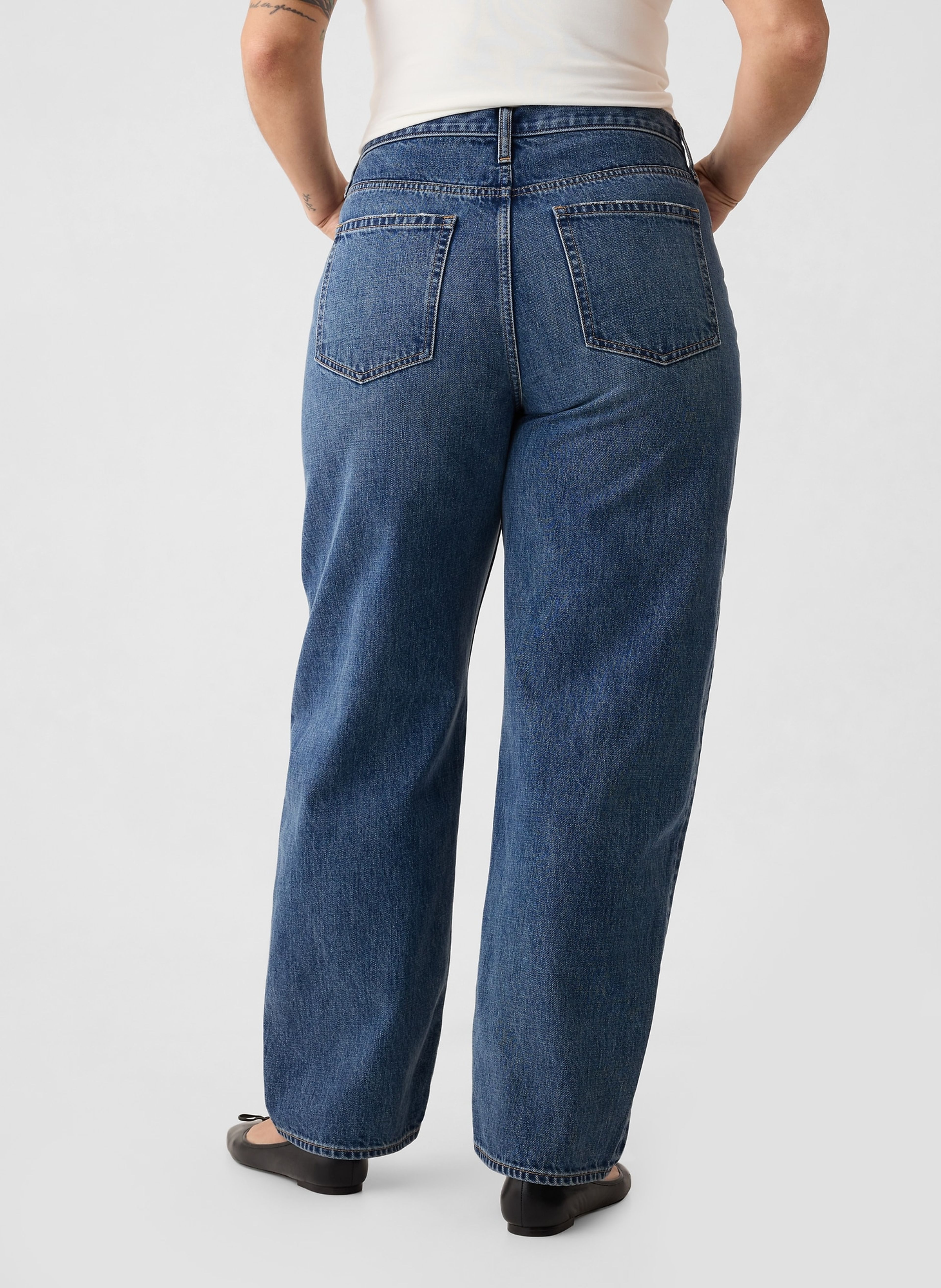 Blugi High Rise Barrel - 006