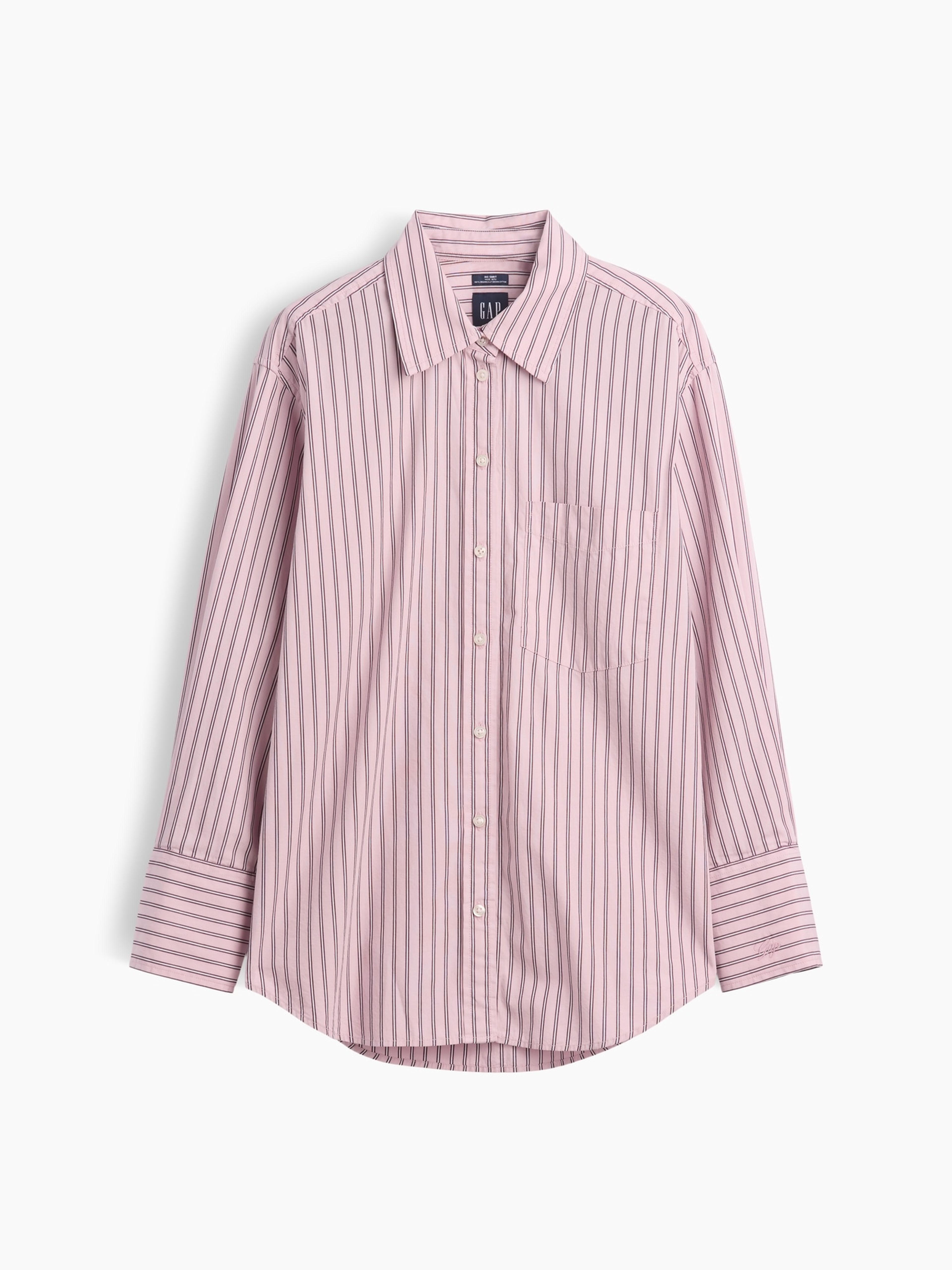 Popelínová oversize košeľa Big Shirt - 005