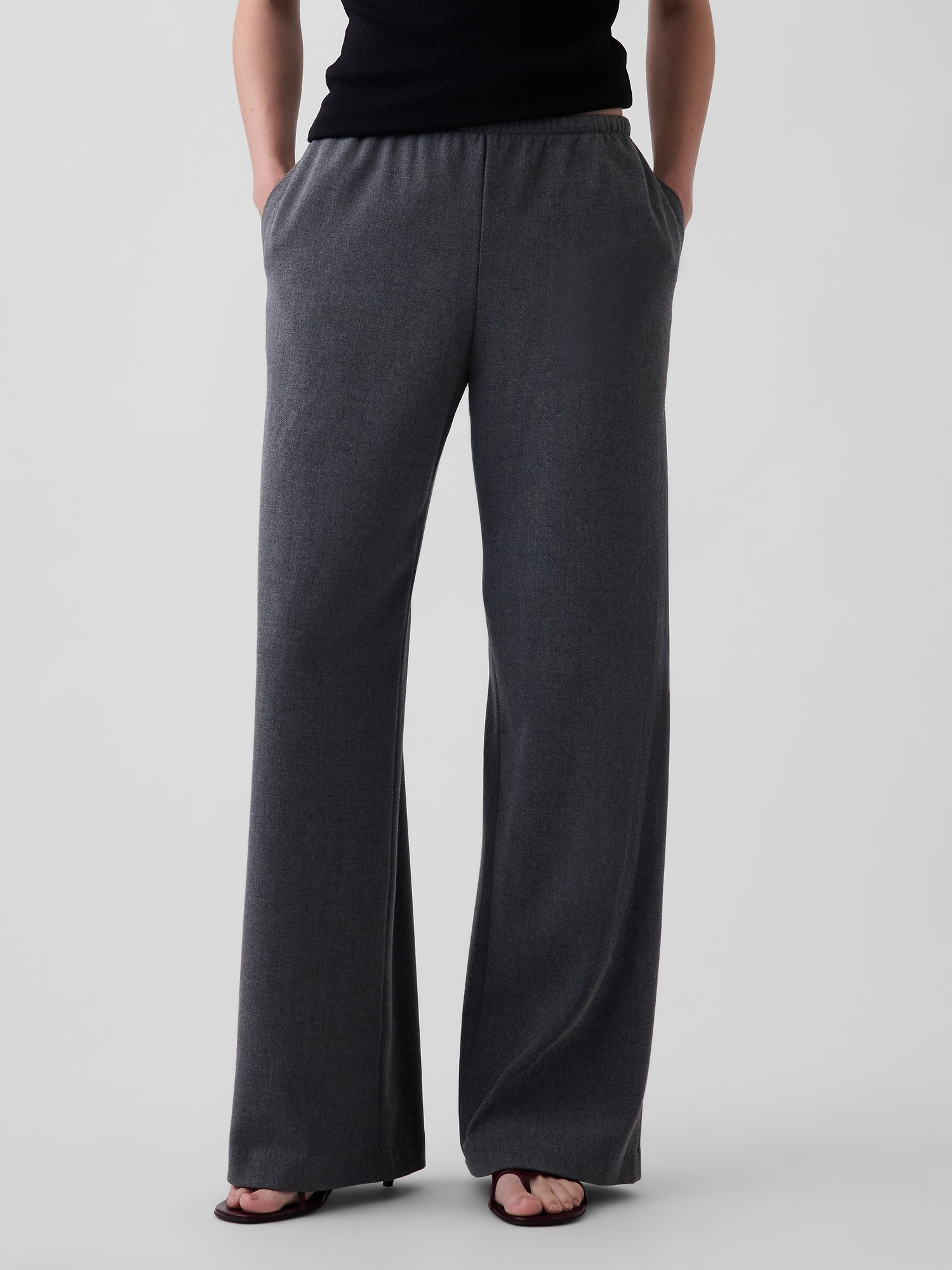 Nohavice wide-leg Easy - 002