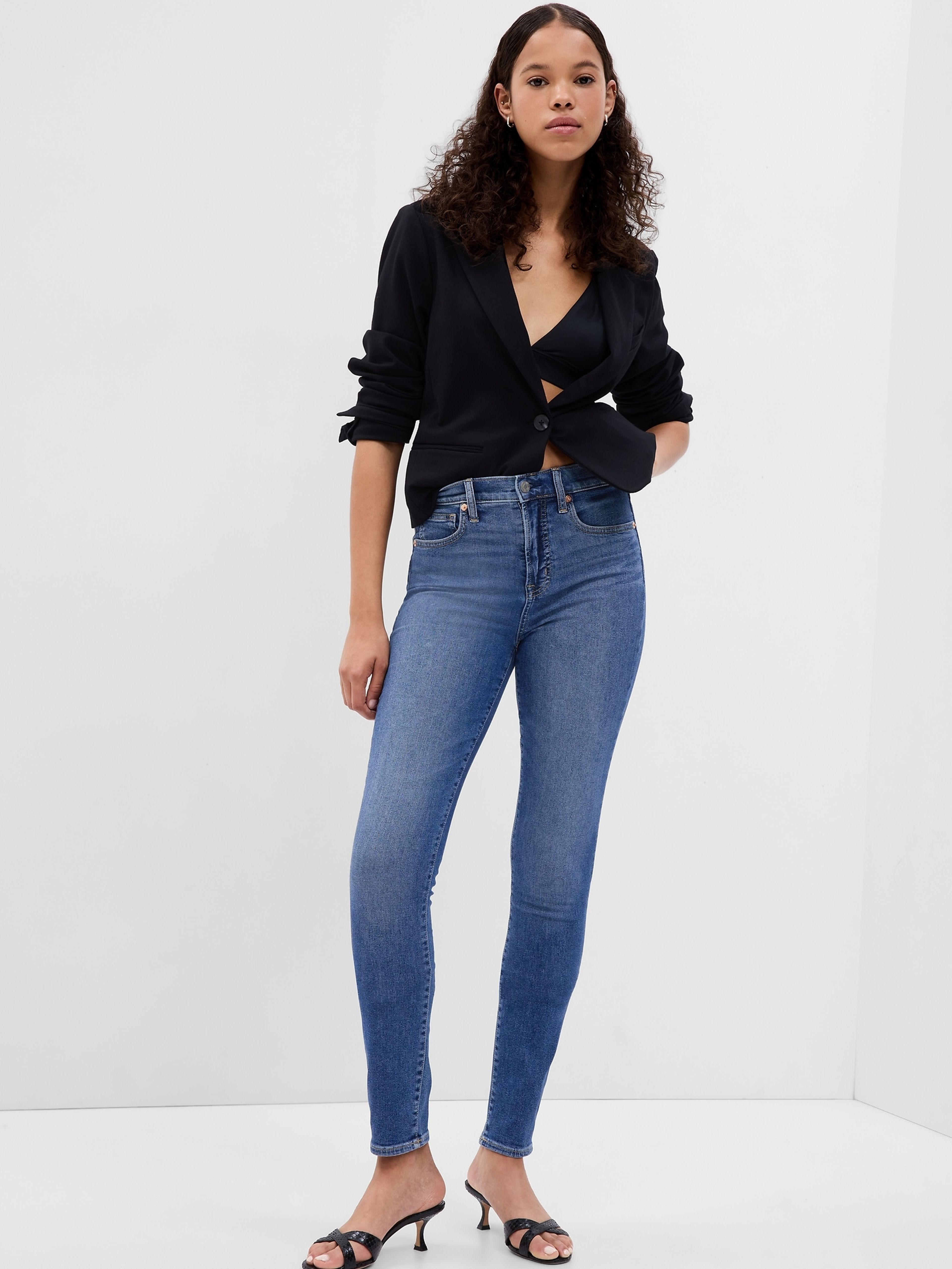 Skinny High Rise True Jeans