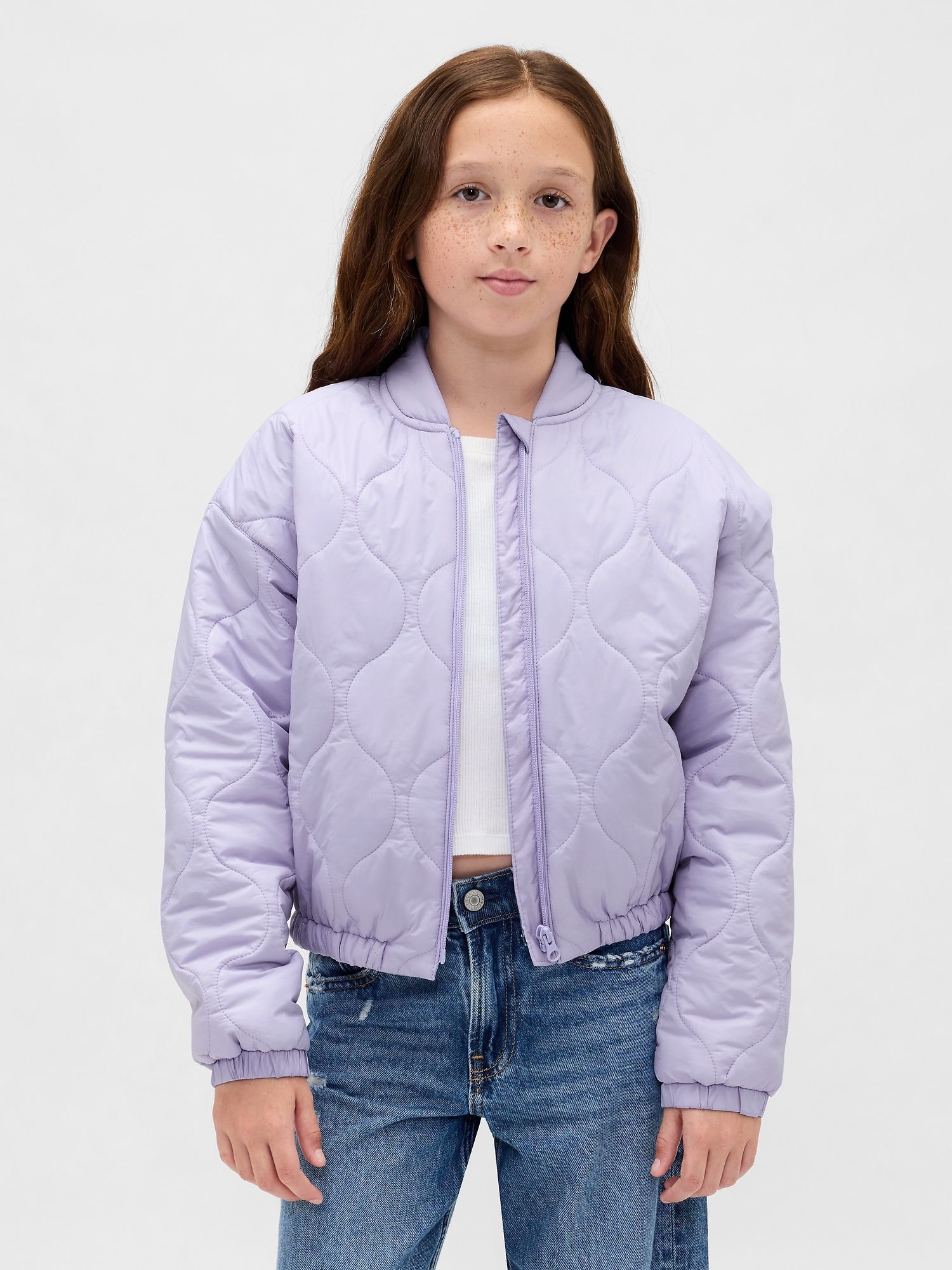 Detská prešívaná nepremokavá bunda PrimaLoft® | GAP.sk